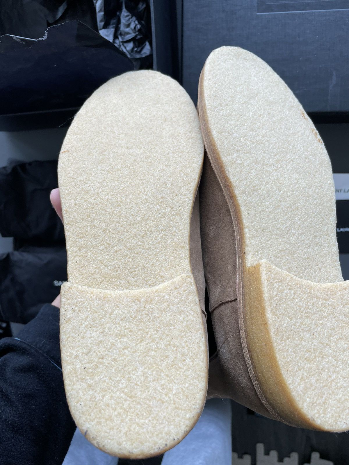 Hedi Slimane × Saint Laurent Paris × Yves Saint Laurent Super Runway Limited Edition YSL Suede Leather Chelsea Boots Size US 10 / EU 43 - 13 Thumbnail