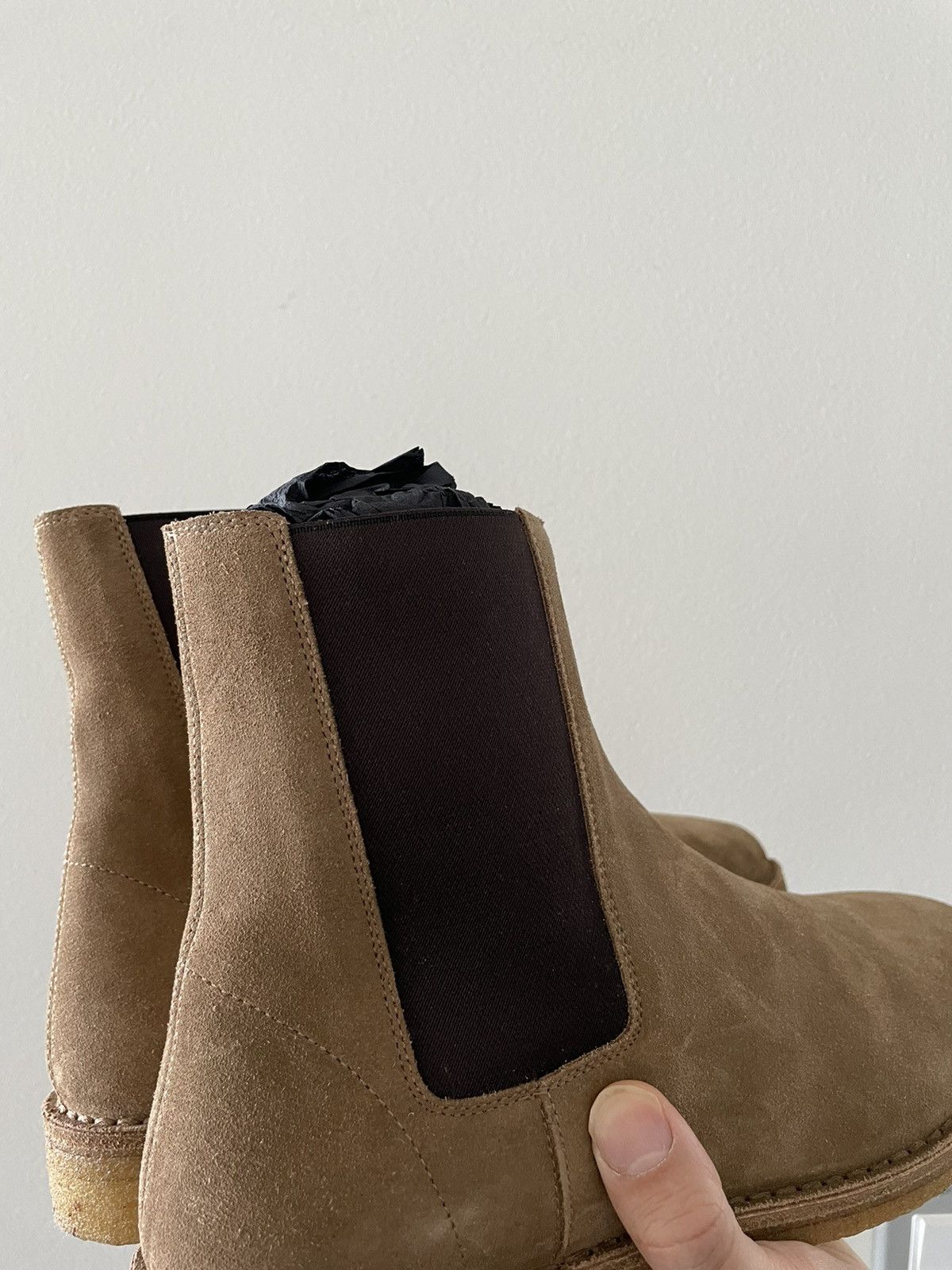Hedi Slimane × Saint Laurent Paris × Yves Saint Laurent Super Runway Limited Edition YSL Suede Leather Chelsea Boots Size US 10 / EU 43 - 16 Thumbnail