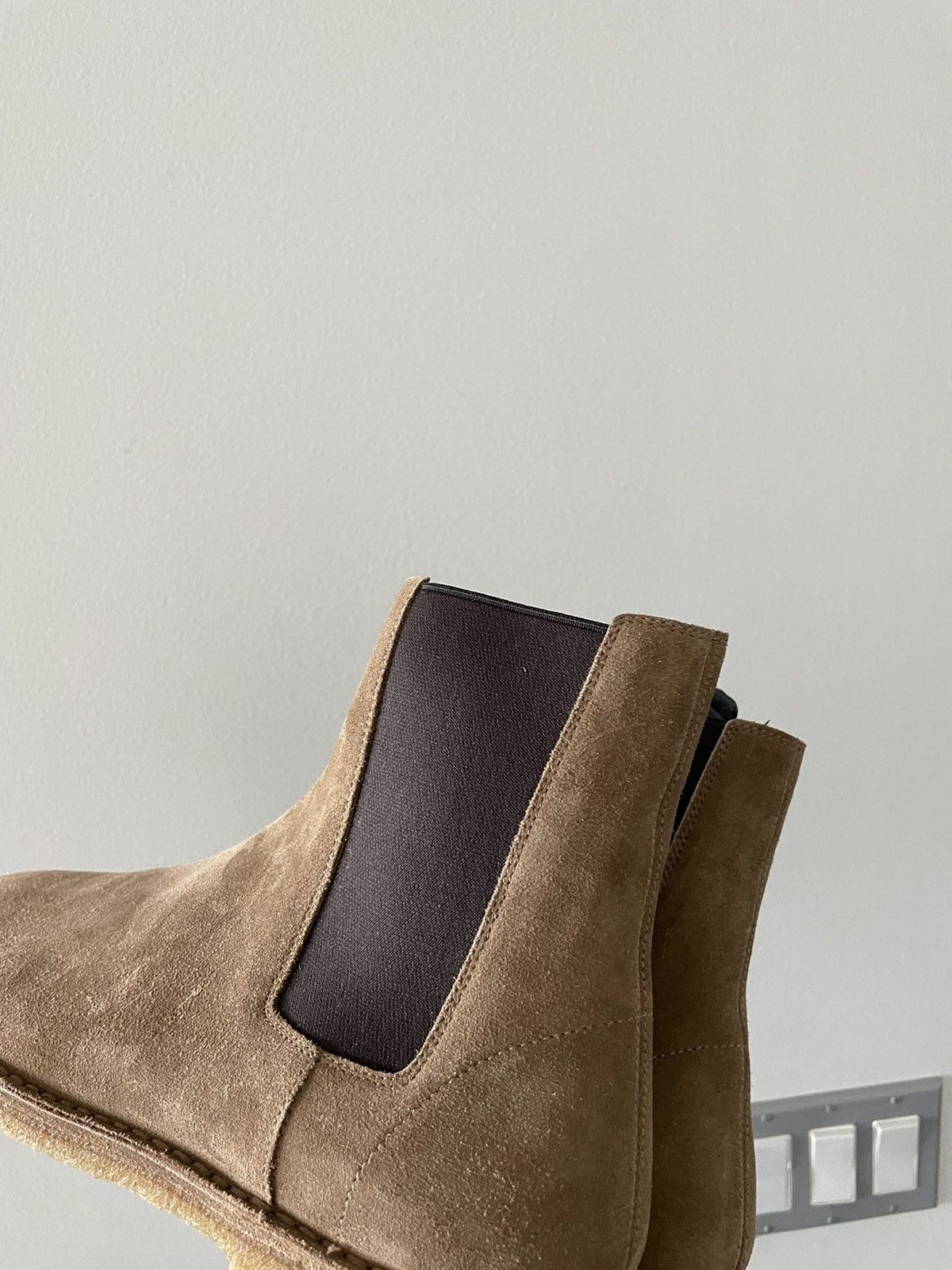Hedi Slimane × Saint Laurent Paris × Yves Saint Laurent Super Runway Limited Edition YSL Suede Leather Chelsea Boots Size US 10 / EU 43 - 17 Thumbnail