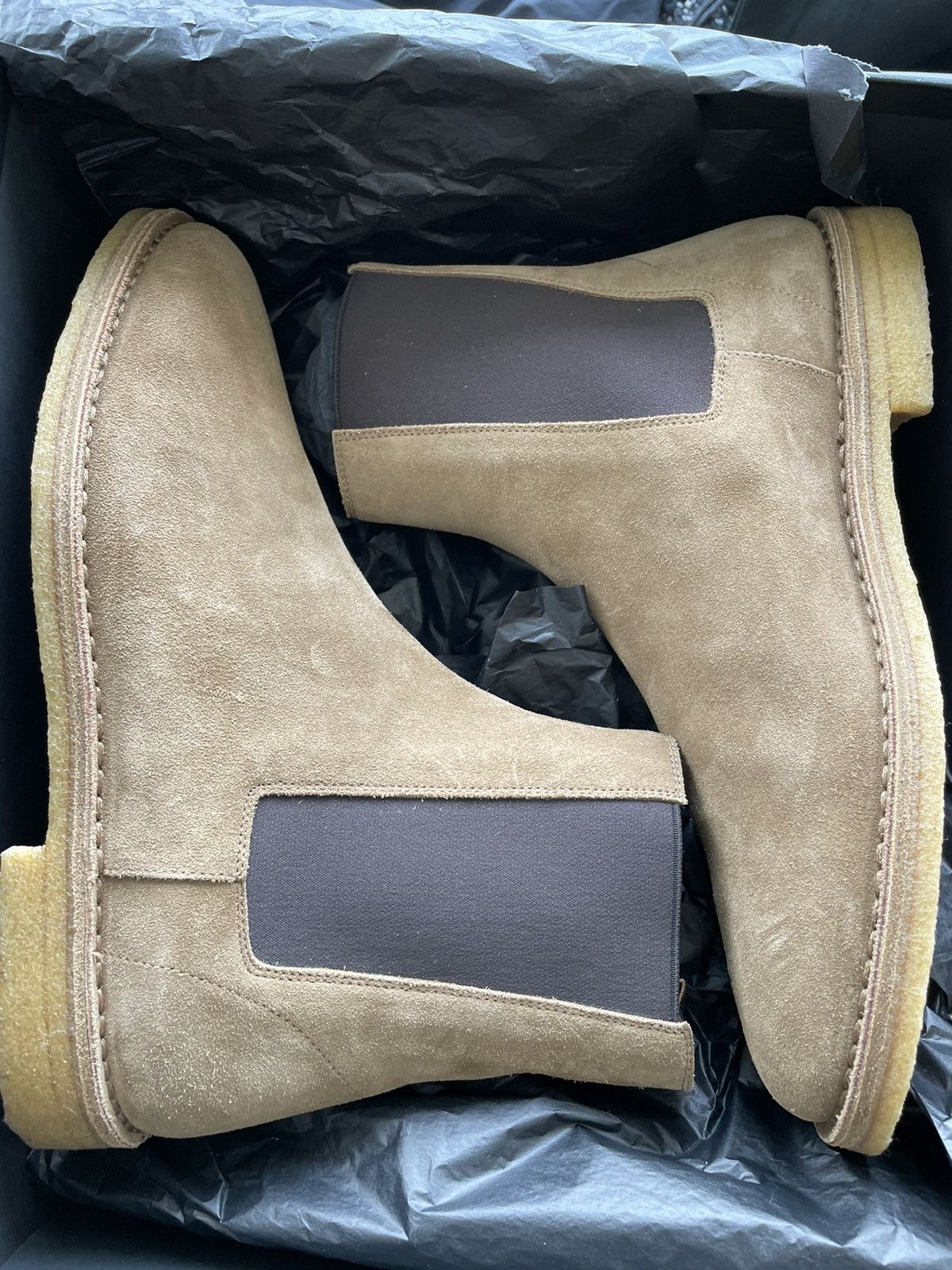 Hedi Slimane × Saint Laurent Paris × Yves Saint Laurent Super Runway Limited Edition YSL Suede Leather Chelsea Boots Size US 10 / EU 43 - 15 Thumbnail