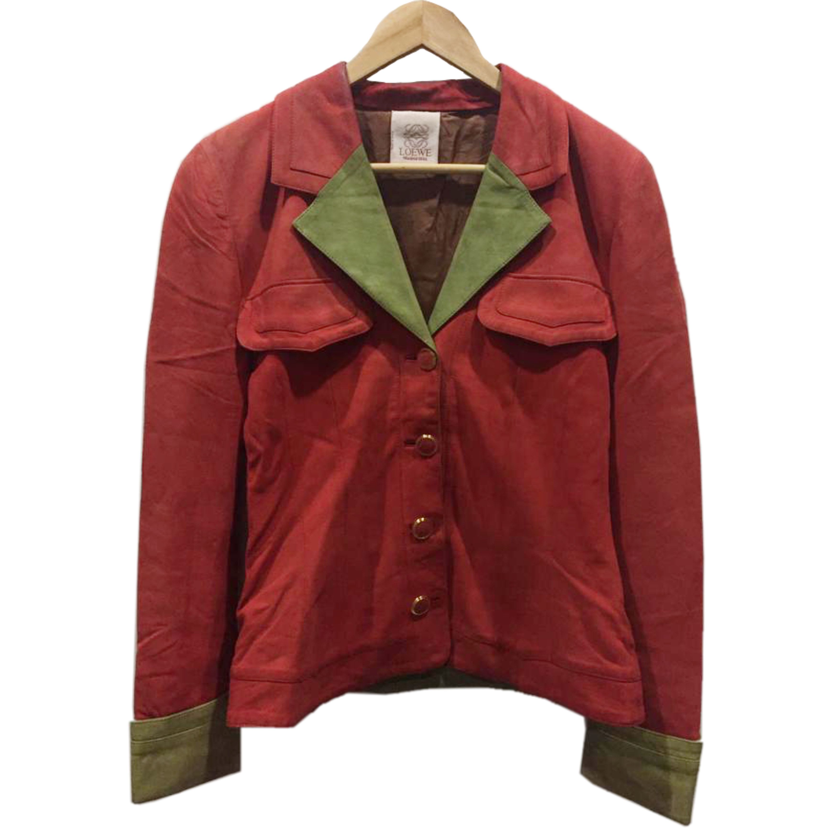Loewe LOEWE Madrid Soft Leather Jacket Luxury Designer Japan Size US XXS / EU 40 - 1 Thumbnail