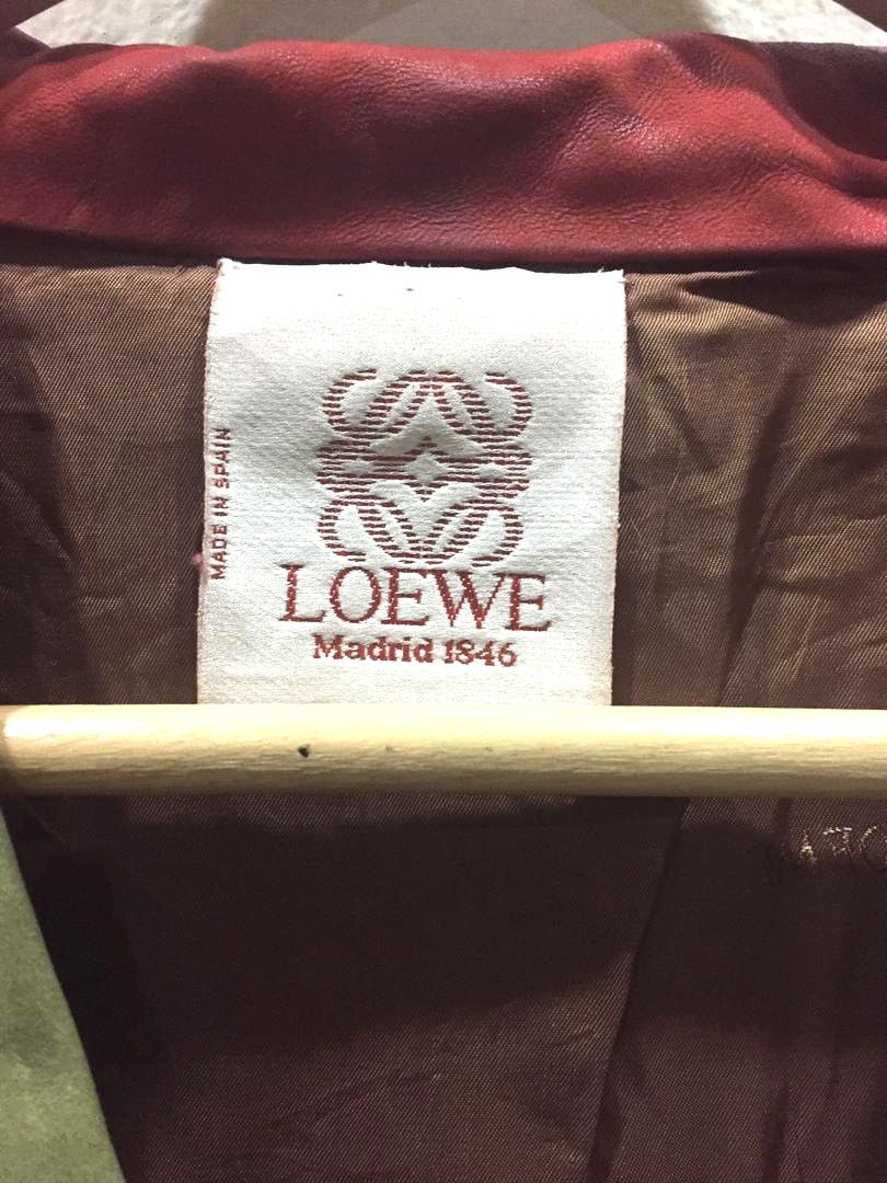 Loewe LOEWE Madrid Soft Leather Jacket Luxury Designer Japan Size US XXS / EU 40 - 3 Thumbnail