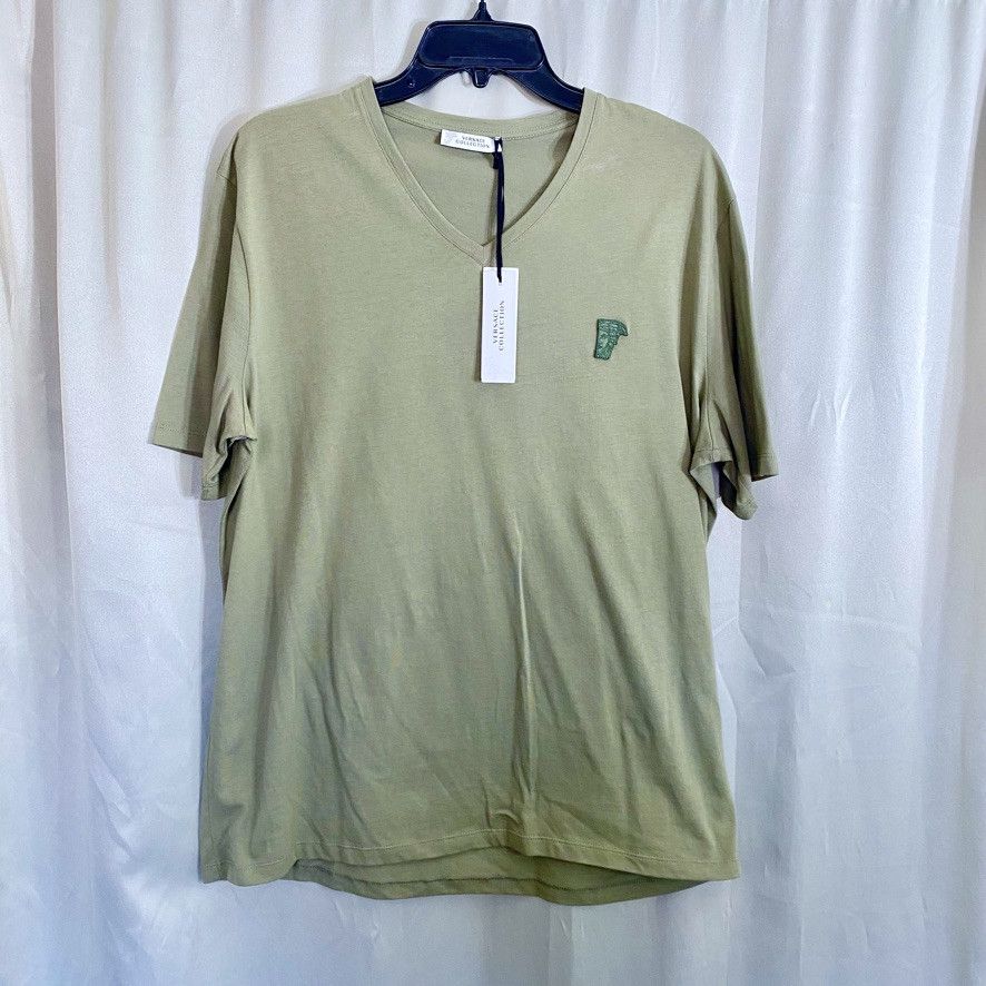 Versace Collection Military Olive Green T-Shirt
