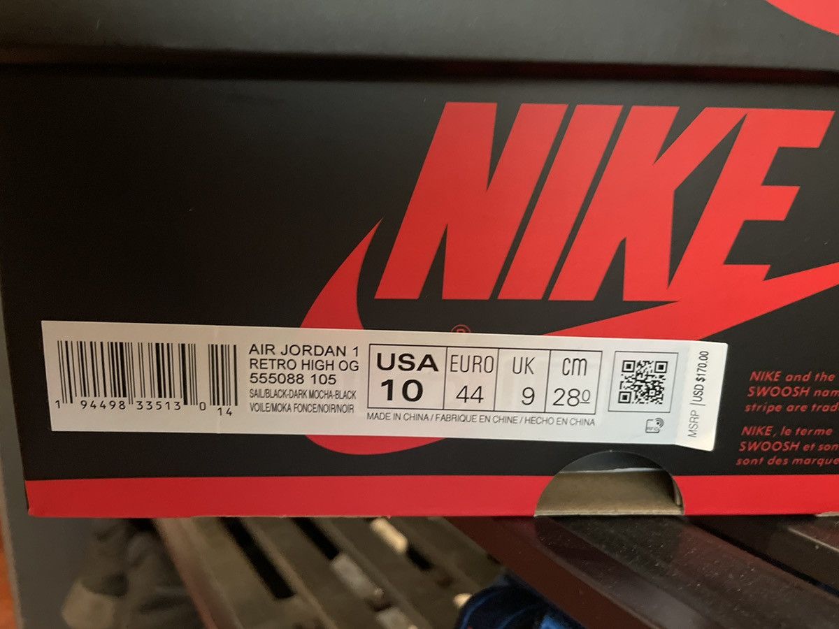 Jordan Brand Air Jordan 1 Retro High OG Size US 10 / EU 43 - 11 Thumbnail
