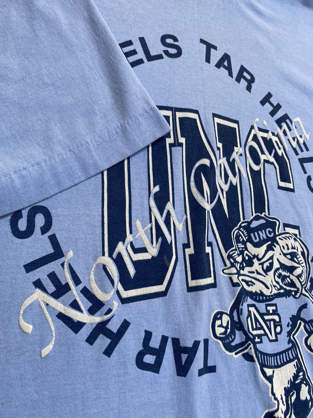 NCAA × Vintage 1994 UNC Tar Hella Tee Size US XL / EU 56 / 4 - 2 Thumbnail