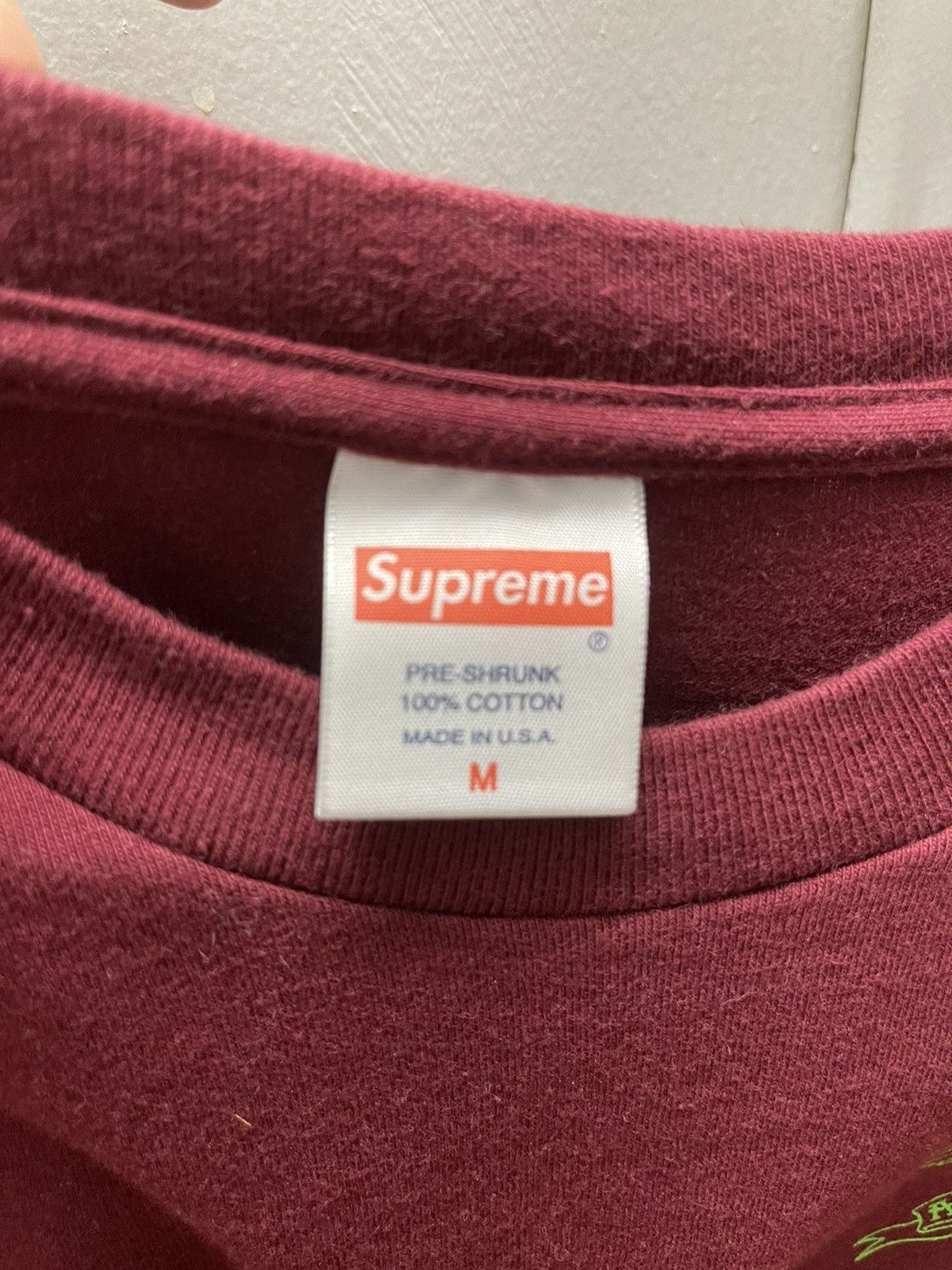 Supreme Supreme Pocket Tee Size US M / EU 48-50 / 2 - 3 Thumbnail