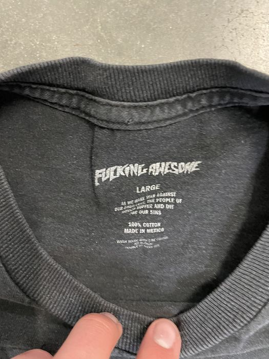 Fucking Awesome Upside down logo picture tee Size US L / EU 52-54 / 3 - 4 Preview