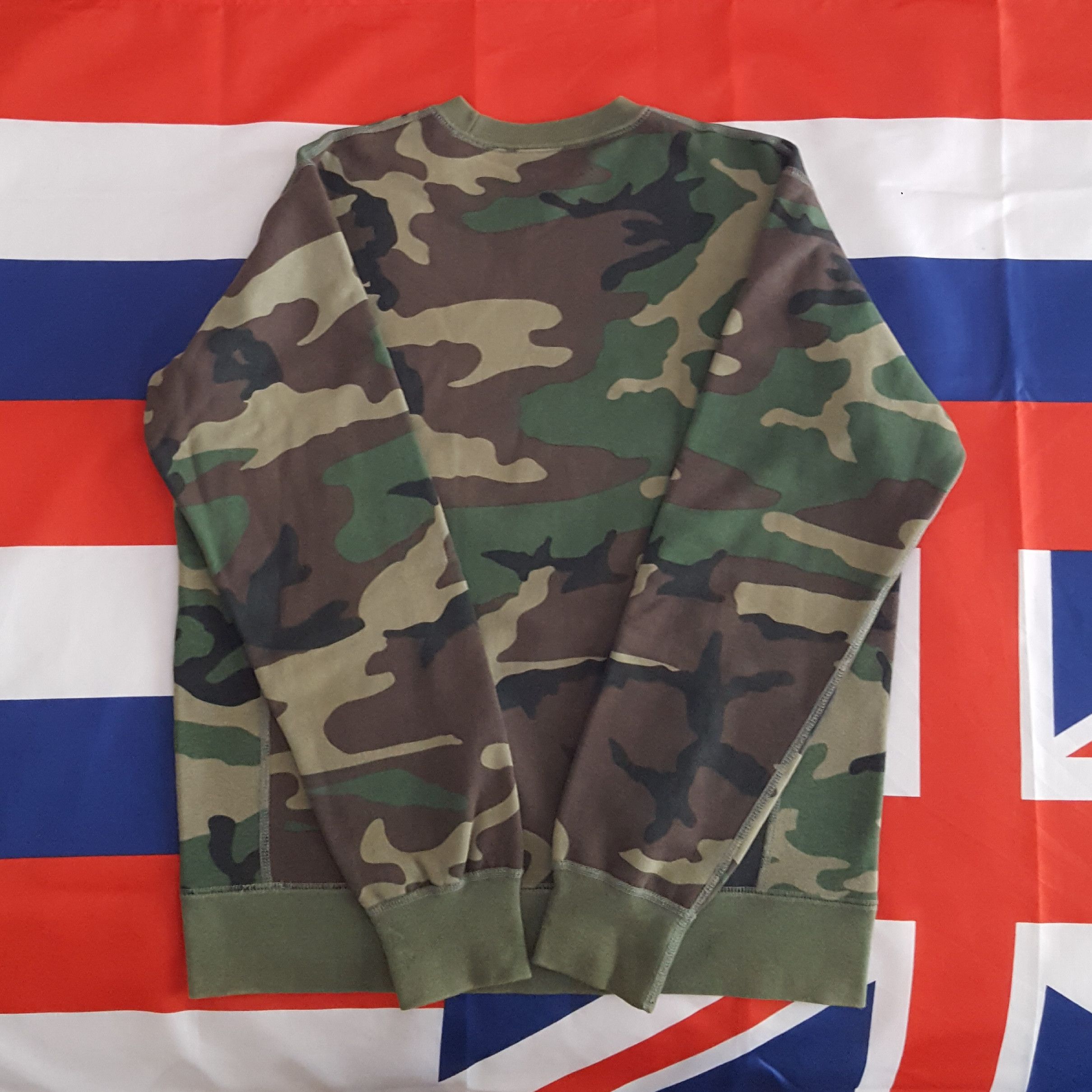 Supreme FW15 Woodland Camo Box Logo Crewneck Size US M / EU 48-50 / 2 - 4 Thumbnail
