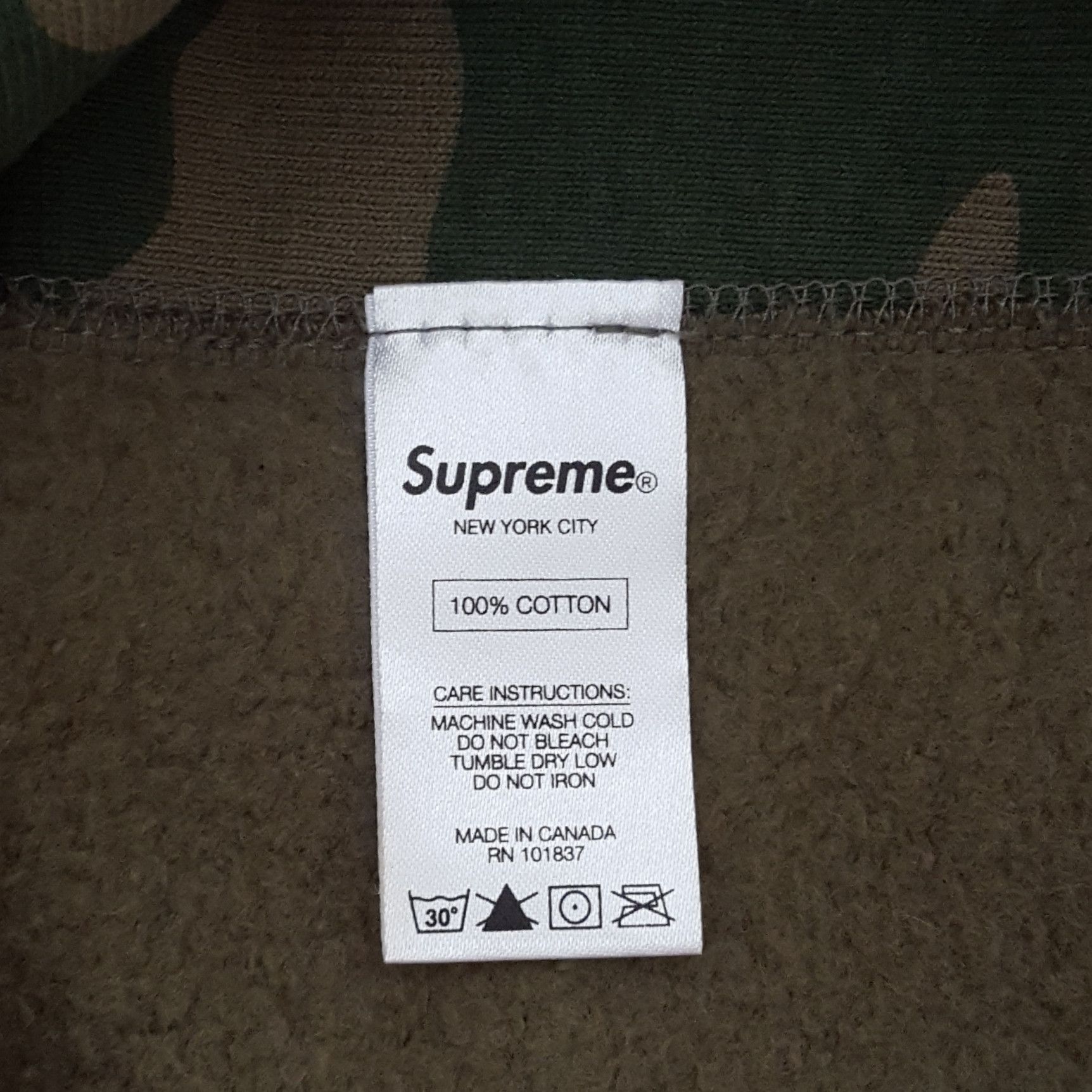 Supreme FW15 Woodland Camo Box Logo Crewneck Size US M / EU 48-50 / 2 - 10 Thumbnail