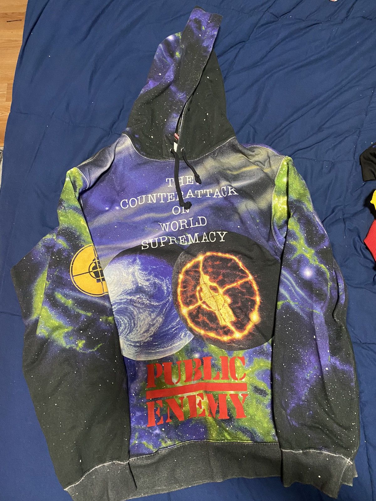 トップス Supreme/UNDERCOVER/Public Enemy Hooded Supreme x Undercover x Public Enemy Terrordome Hoodie White