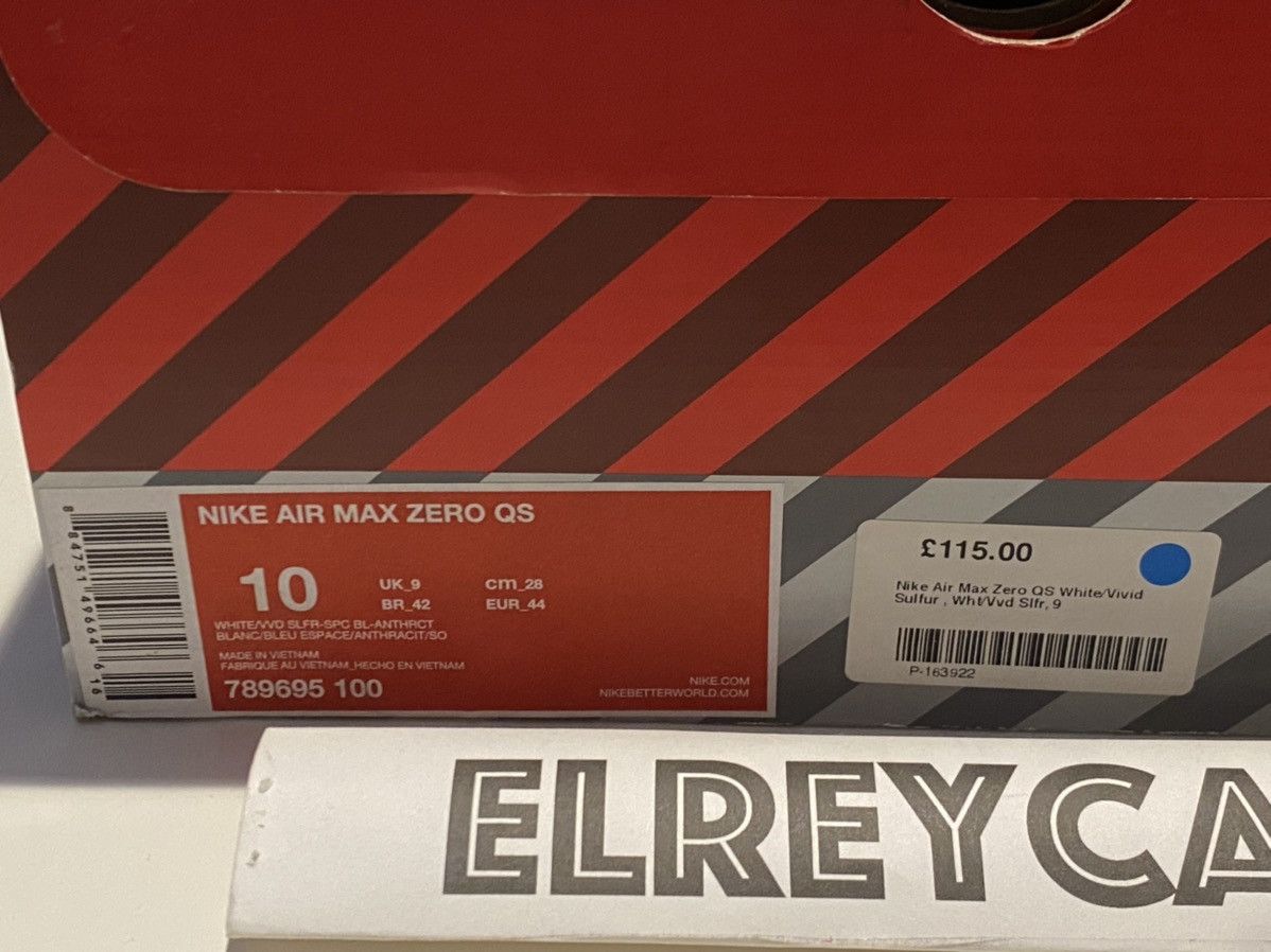Nike Nike Air Max Zero Tinker Sketch 2016 Size US 10 / EU 43 - 5 Thumbnail