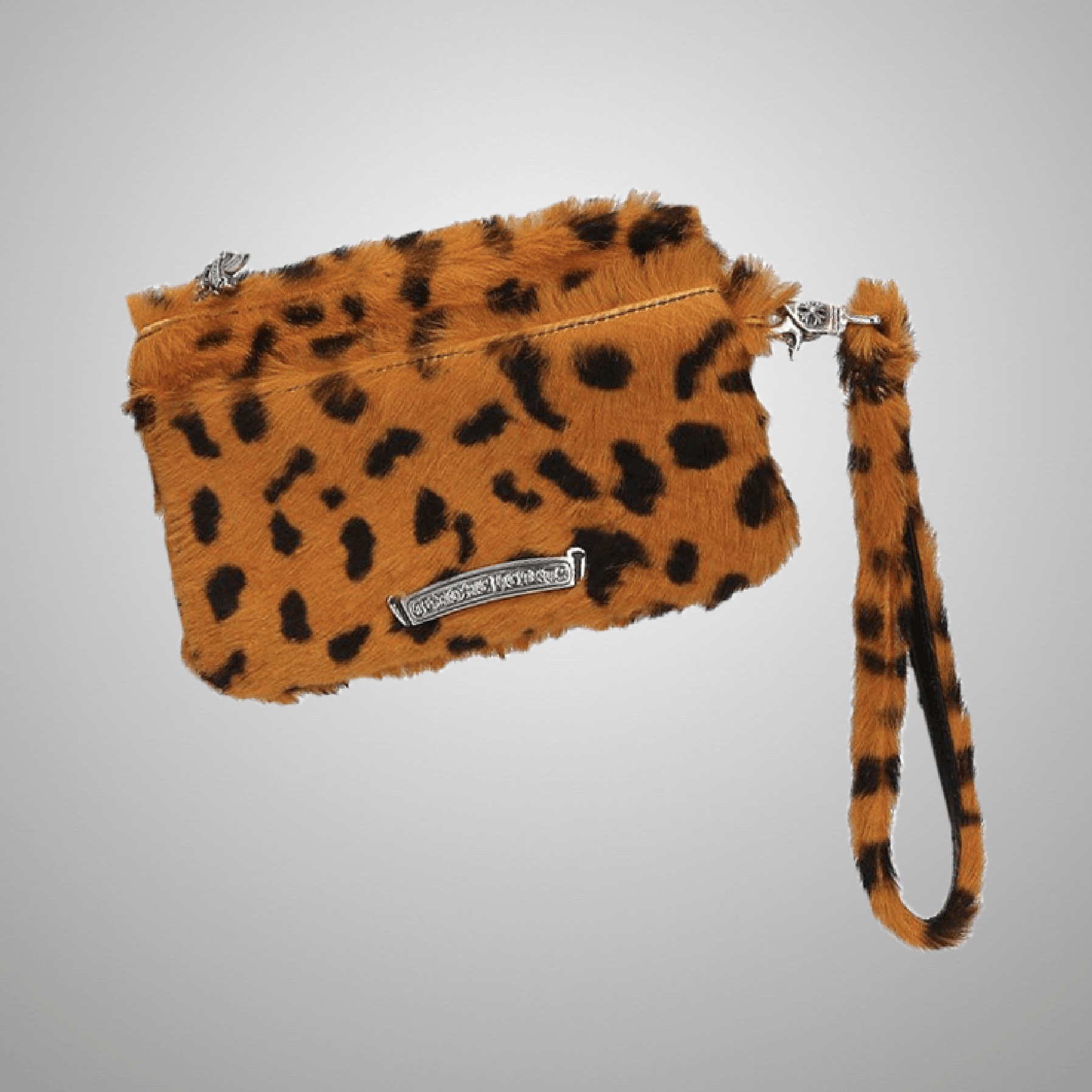 Chrome hearts chrome hearts cheetah print wallet clutch grailed