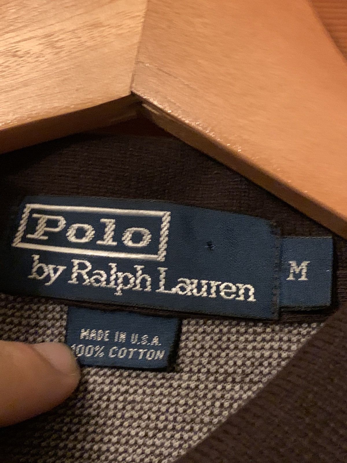 Polo Ralph Lauren × Ralph Lauren × Vintage *RARE* Vintage Polo Ralph Lauren Herringbone USA Made Polo Size US M / EU 48-50 / 2 - 4 Thumbnail