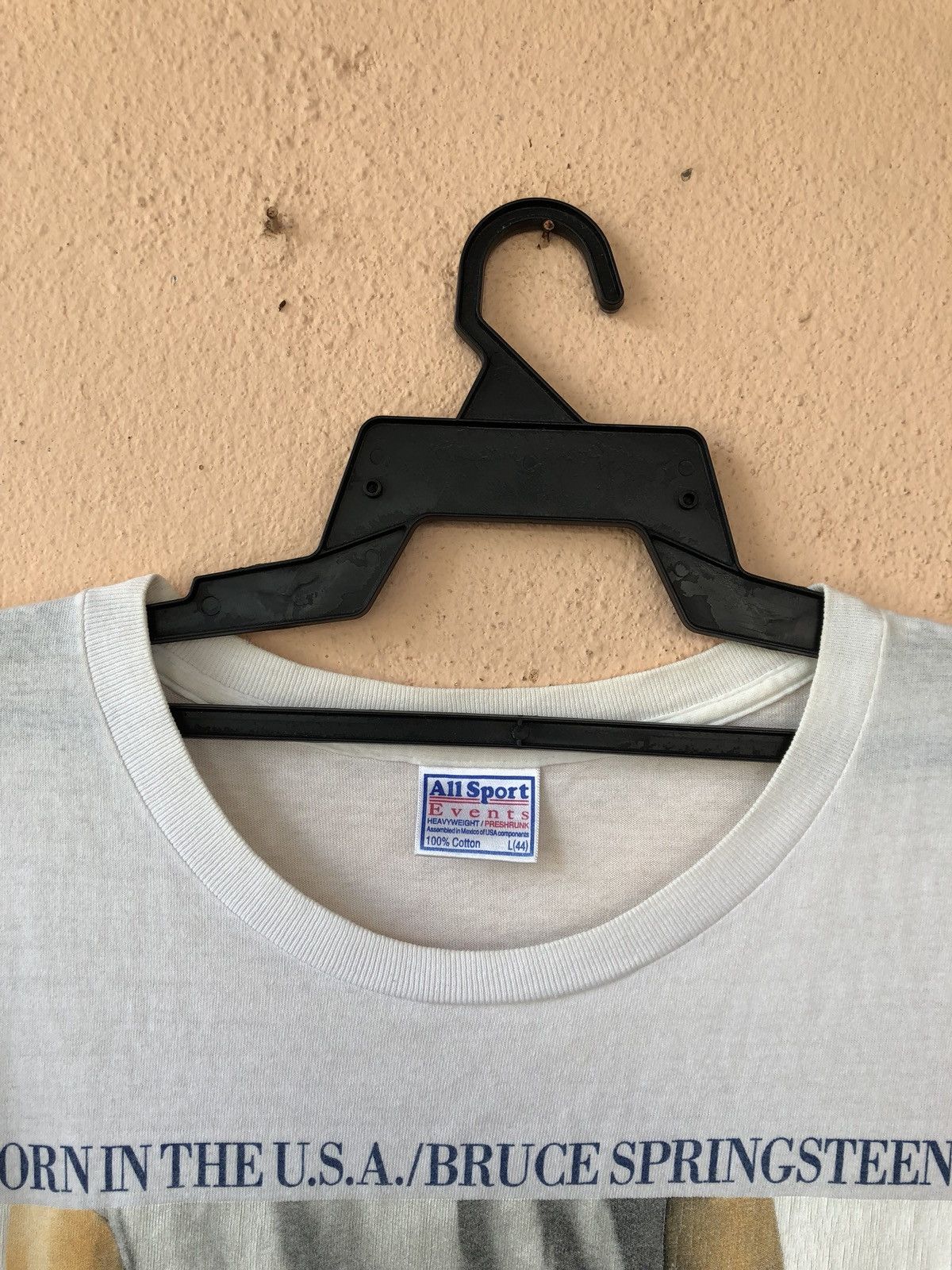 Band Tees × Vintage Vintage 90s BRUCE SPRINGSTEEN Album Promo Tee Size US L / EU 52-54 / 3 - 7 Thumbnail