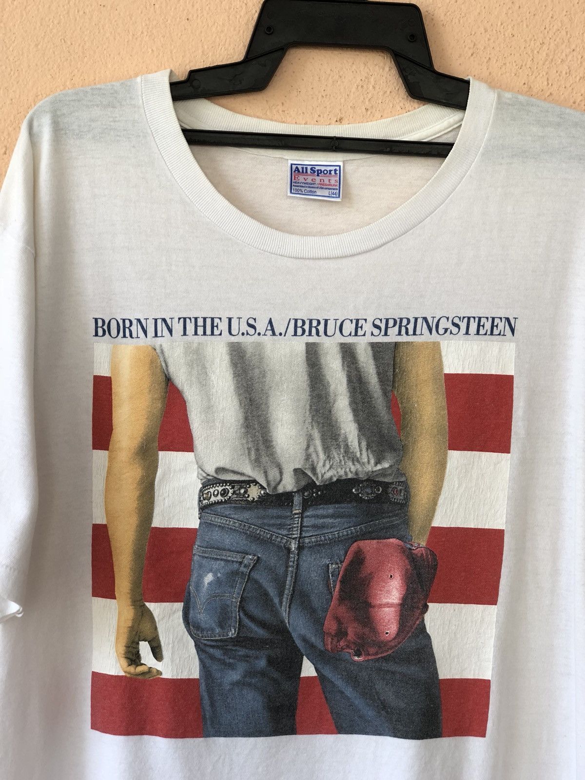 Band Tees × Vintage Vintage 90s BRUCE SPRINGSTEEN Album Promo Tee Size US L / EU 52-54 / 3 - 2 Thumbnail
