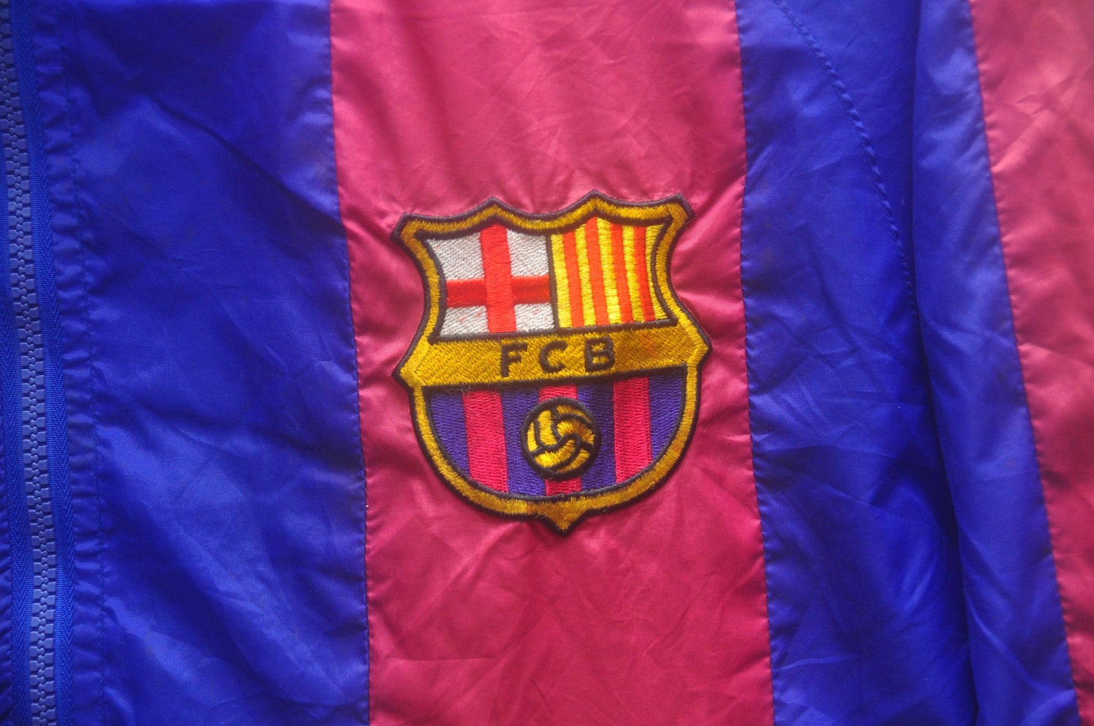 Japanese Brand Vintage Barcelona Football Windbreaker Fashion Size US M / EU 48-50 / 2 - 4 Thumbnail