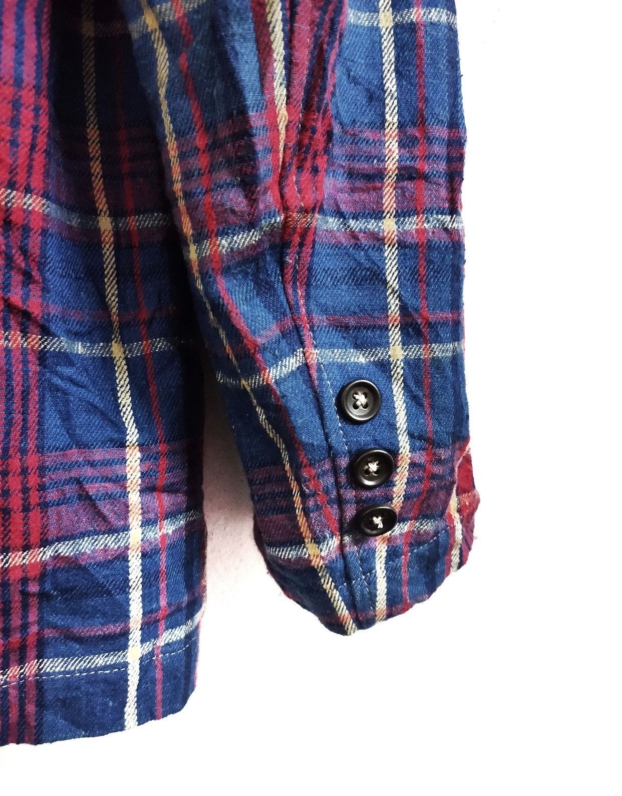 Blue Blue Japan × Flannel × HOLLYWOOD RANCH MARKET Blue Blue Japan Indigo Dye Checkered Size US S / EU 44-46 / 1 - 6 Thumbnail