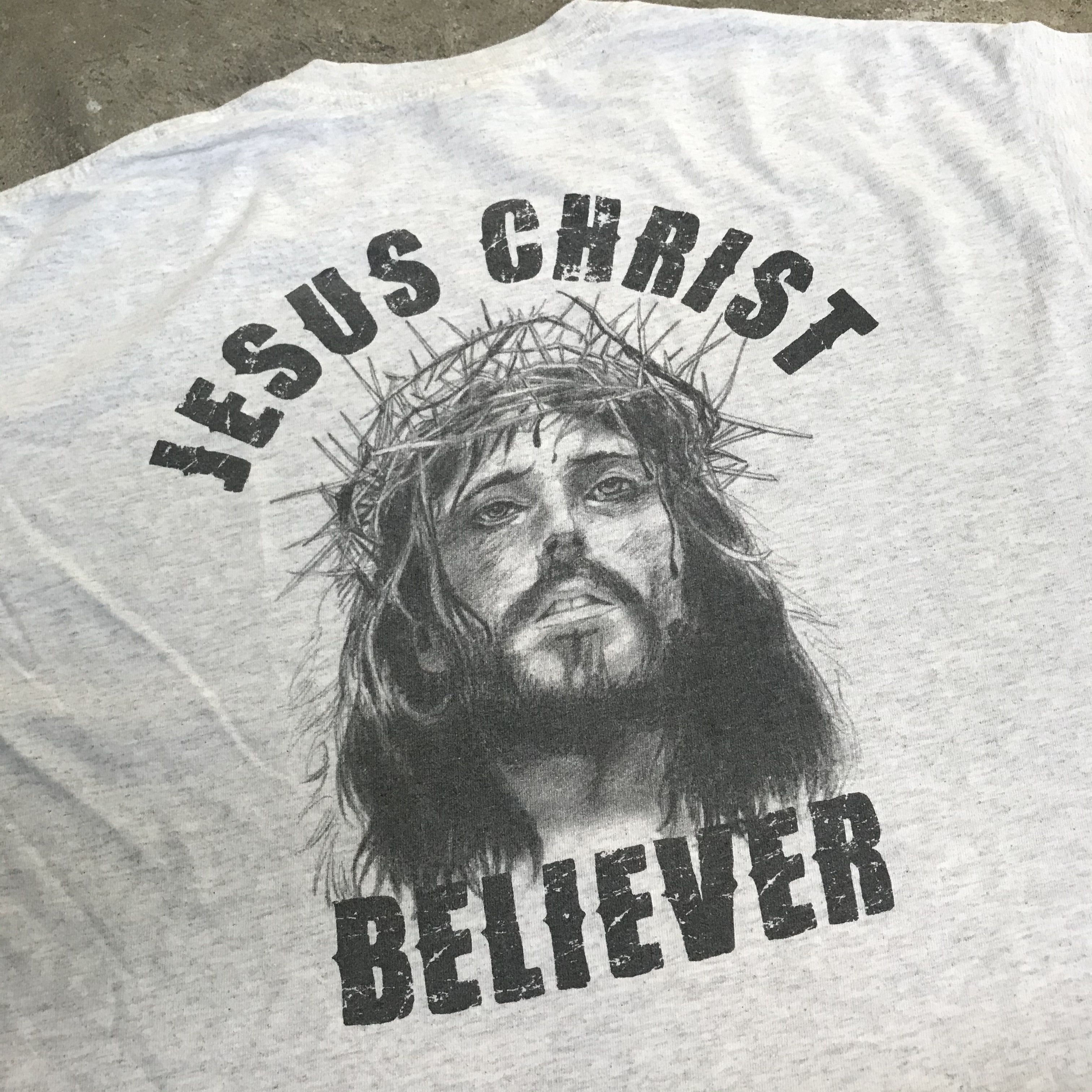 Vintage Vintage Y2K Jesus God Holy Bible Promo Tee Size US L / EU 52-54 / 3 - 1 Thumbnail