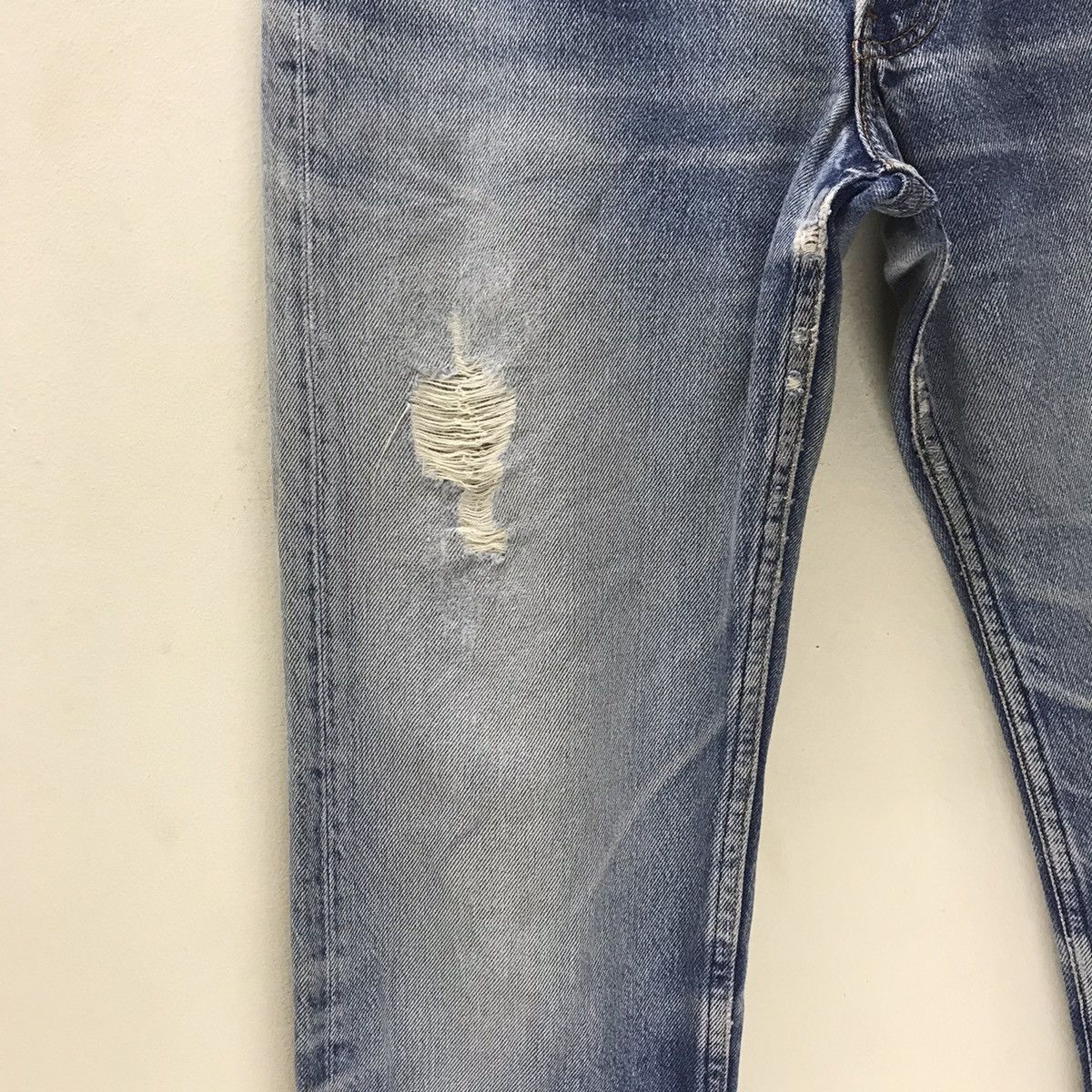 Levi's Vintage 80s Levis 501xx Distress Cobain Style Made USA Size US 28 / EU 44 - 6 Thumbnail