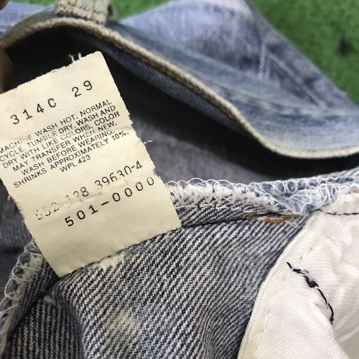 Levi's Vintage 80s Levis 501xx Distress Cobain Style Made USA Size US 28 / EU 44 - 20 Thumbnail