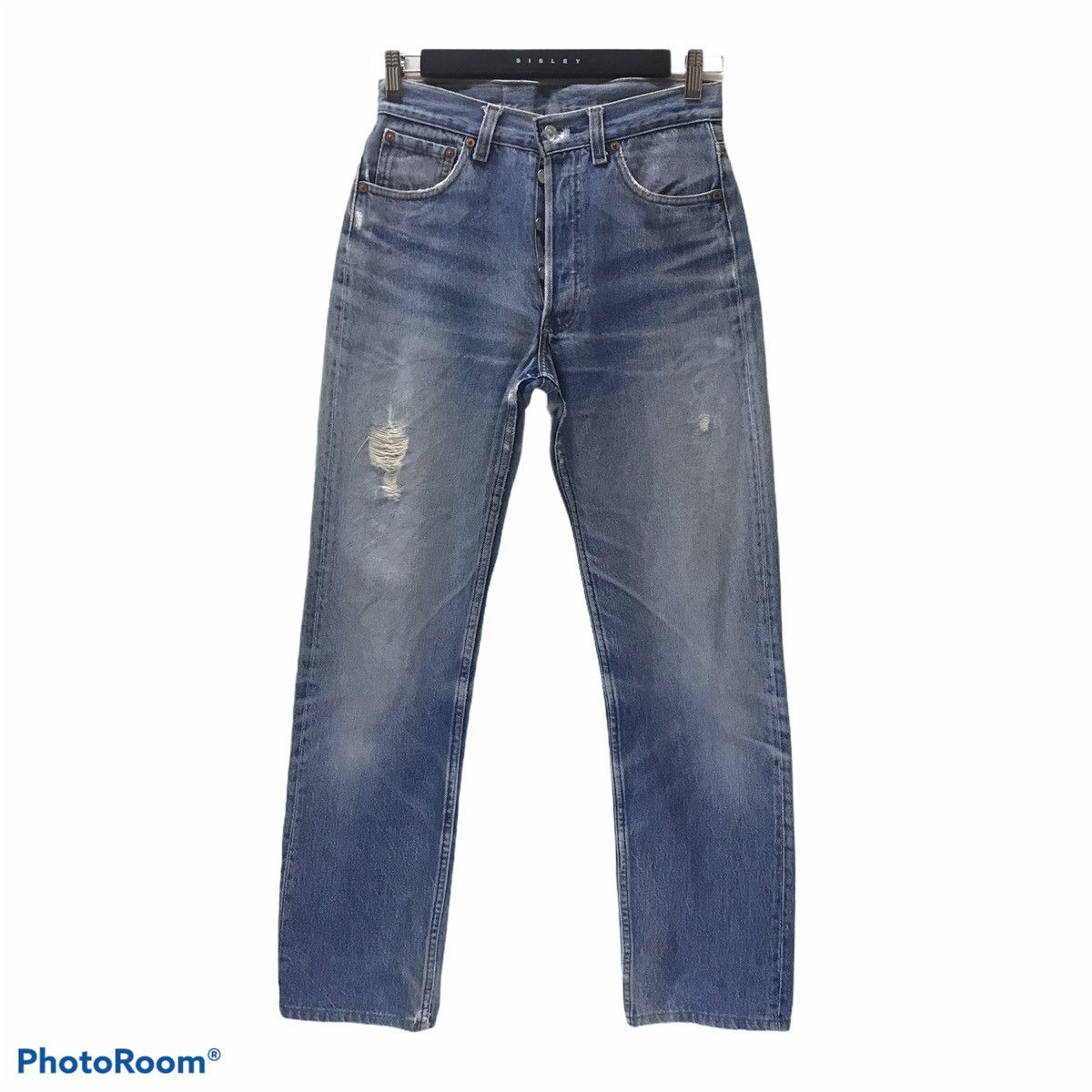 Levi's Vintage 80s Levis 501xx Distress Cobain Style Made USA Size US 28 / EU 44 - 1 Thumbnail