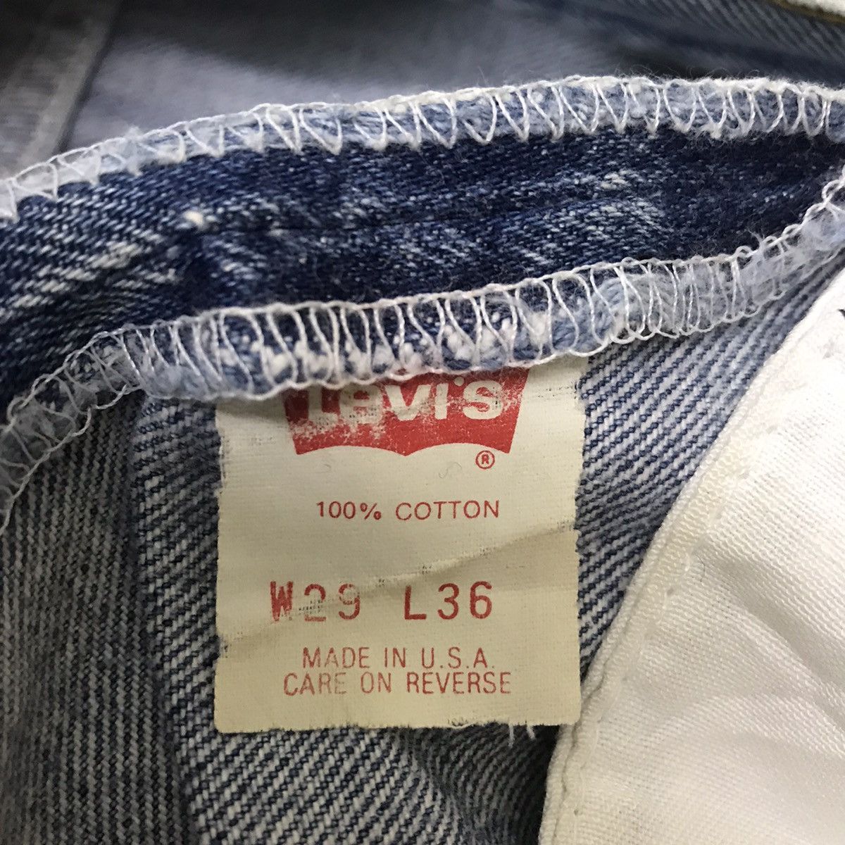 Levi's Vintage 80s Levis 501xx Distress Cobain Style Made USA Size US 28 / EU 44 - 19 Thumbnail