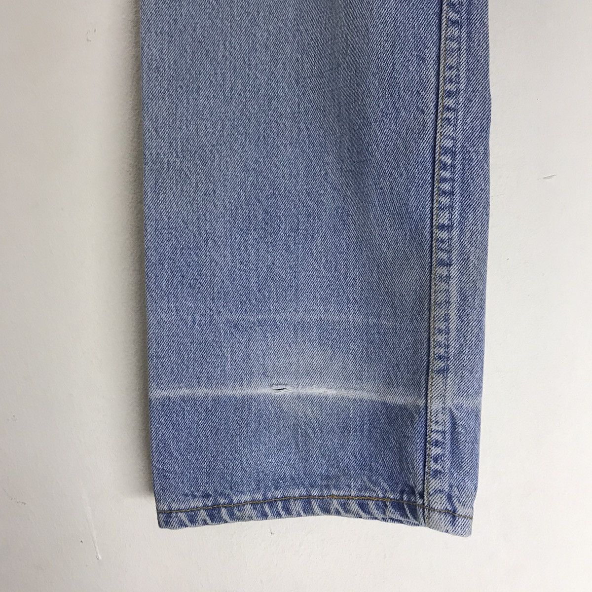 Levi's Vintage 90s Levis 501 Distress Lightwash Made in France Size US 34 / EU 50 - 16 Thumbnail