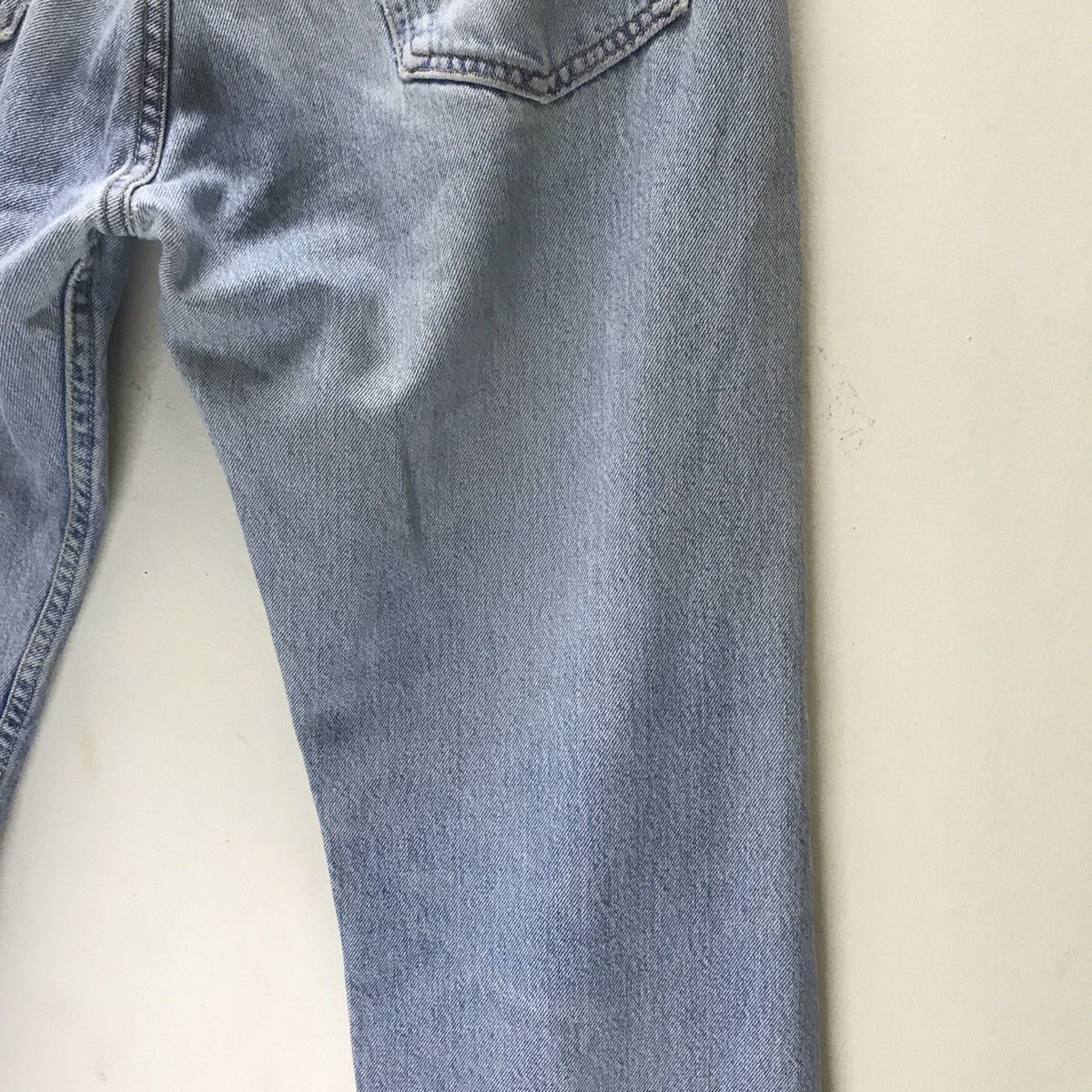 Levi's Vintage 90s Levis 501 Distress Lightwash Made in France Size US 34 / EU 50 - 15 Thumbnail