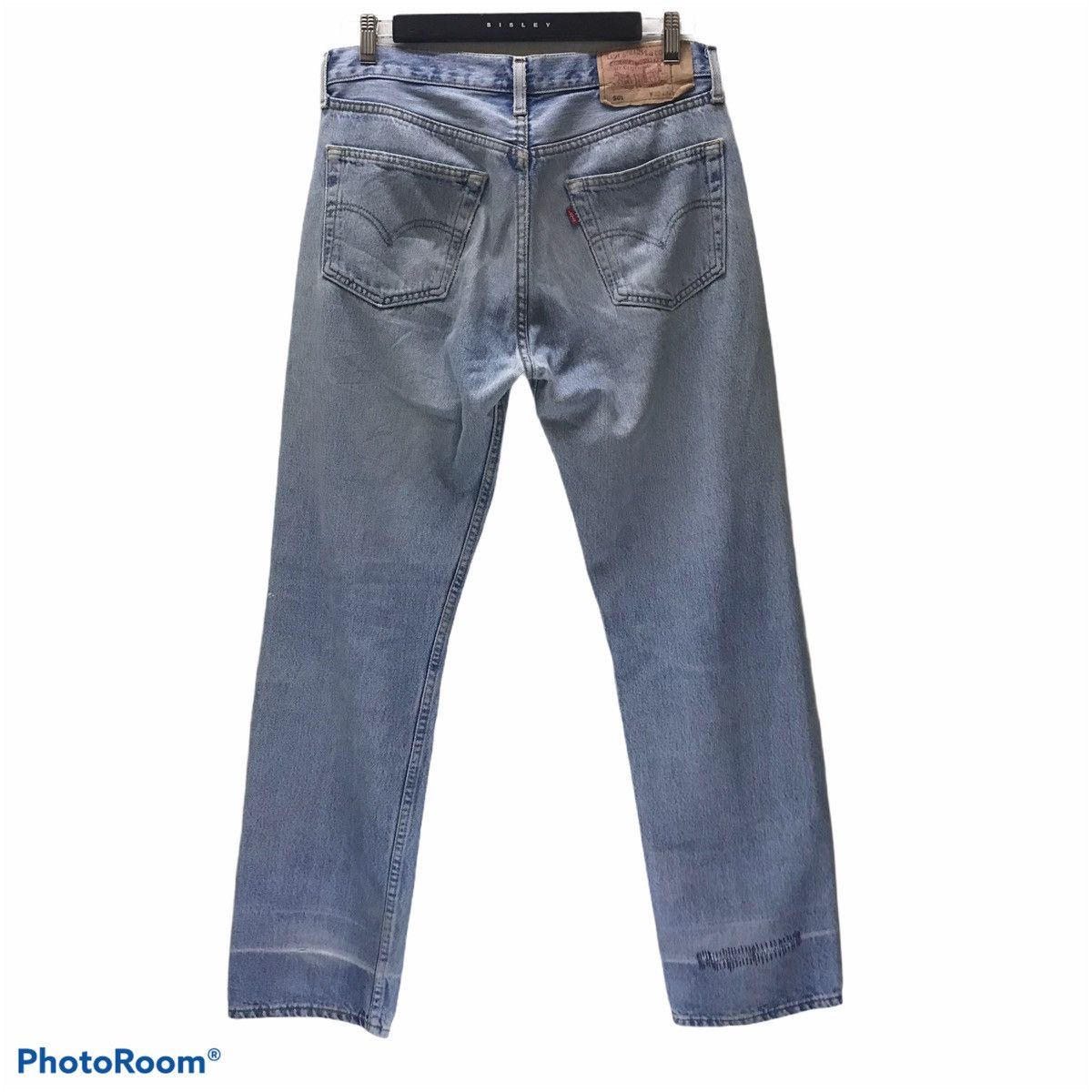 Levi's Vintage 90s Levis 501 Distress Lightwash Made in France Size US 34 / EU 50 - 10 Thumbnail