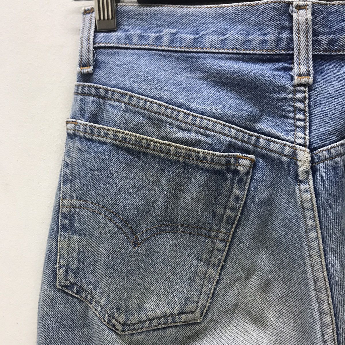 Levi's Vintage 80s Levis 501xx Distress Denim Dirty style Size US 28 / EU 44 - 12 Thumbnail