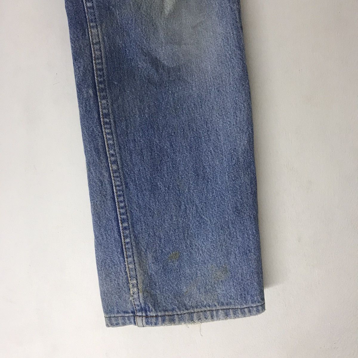 Levi's Vintage 80s Levis 501xx Distress Denim Dirty style Size US 28 / EU 44 - 9 Thumbnail