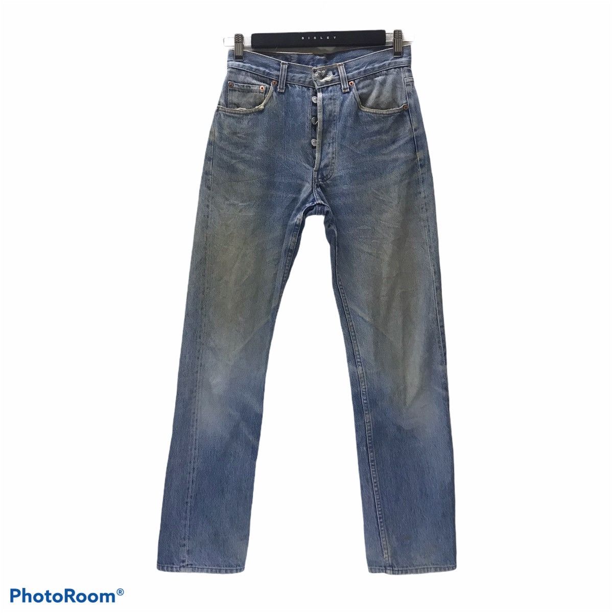 Levi's Vintage 80s Levis 501xx Distress Denim Dirty style Size US 28 / EU 44 - 1 Thumbnail