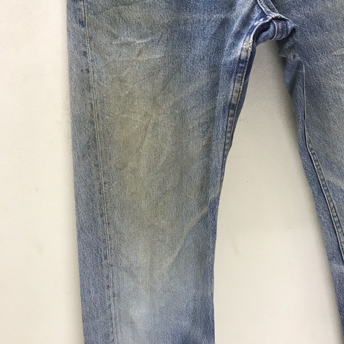 Levi's Vintage 80s Levis 501xx Distress Denim Dirty style Size US 28 / EU 44 - 6 Thumbnail