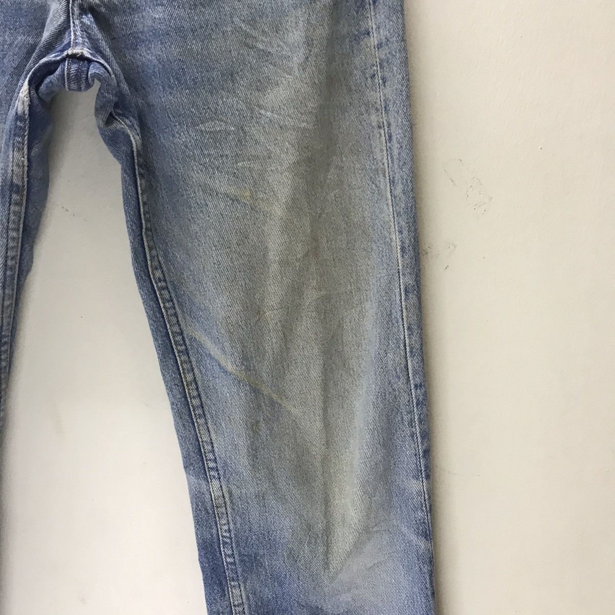Levi's Vintage 80s Levis 501xx Distress Denim Dirty style Size US 28 / EU 44 - 7 Thumbnail