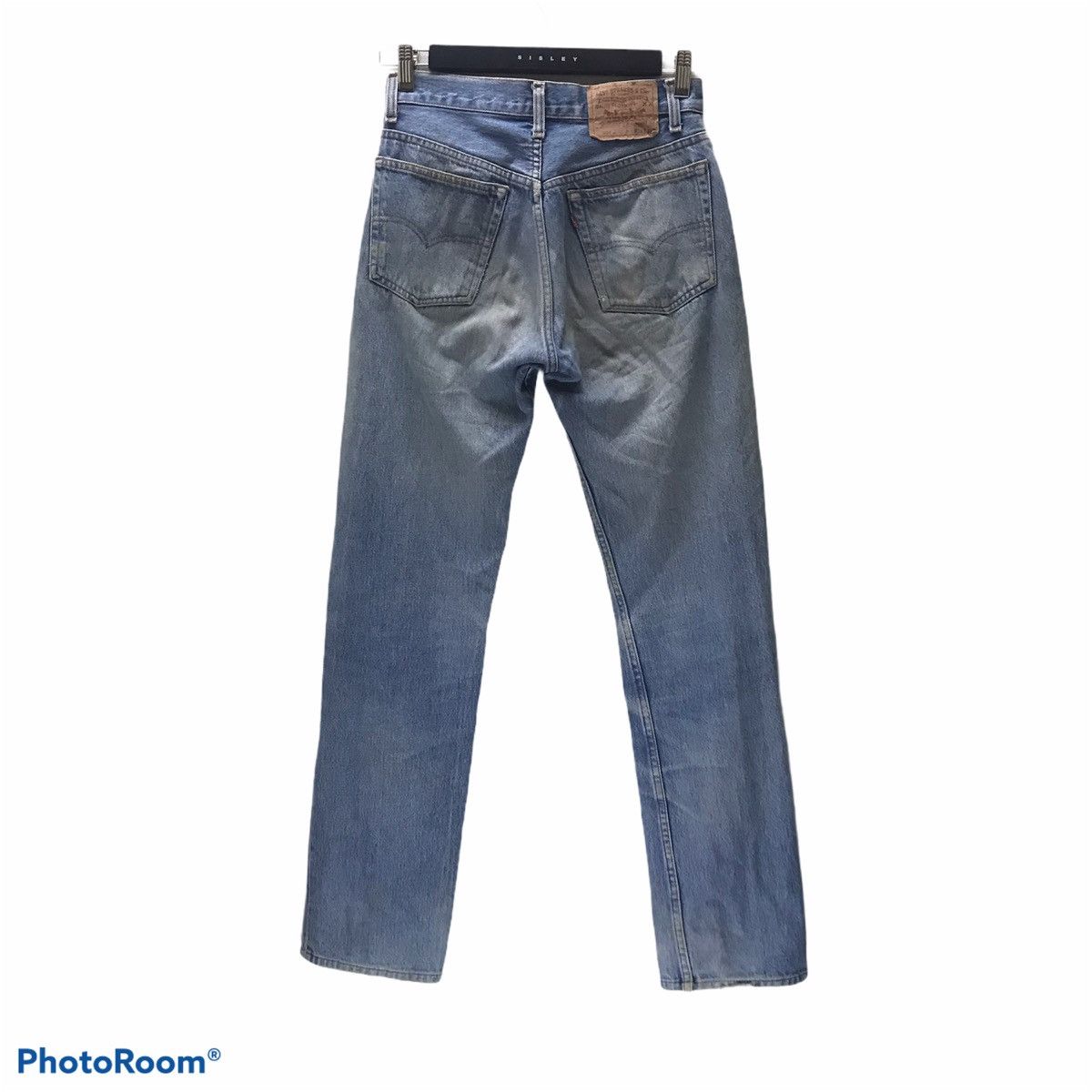 Levi's Vintage 80s Levis 501xx Distress Denim Dirty style Size US 28 / EU 44 - 2 Thumbnail