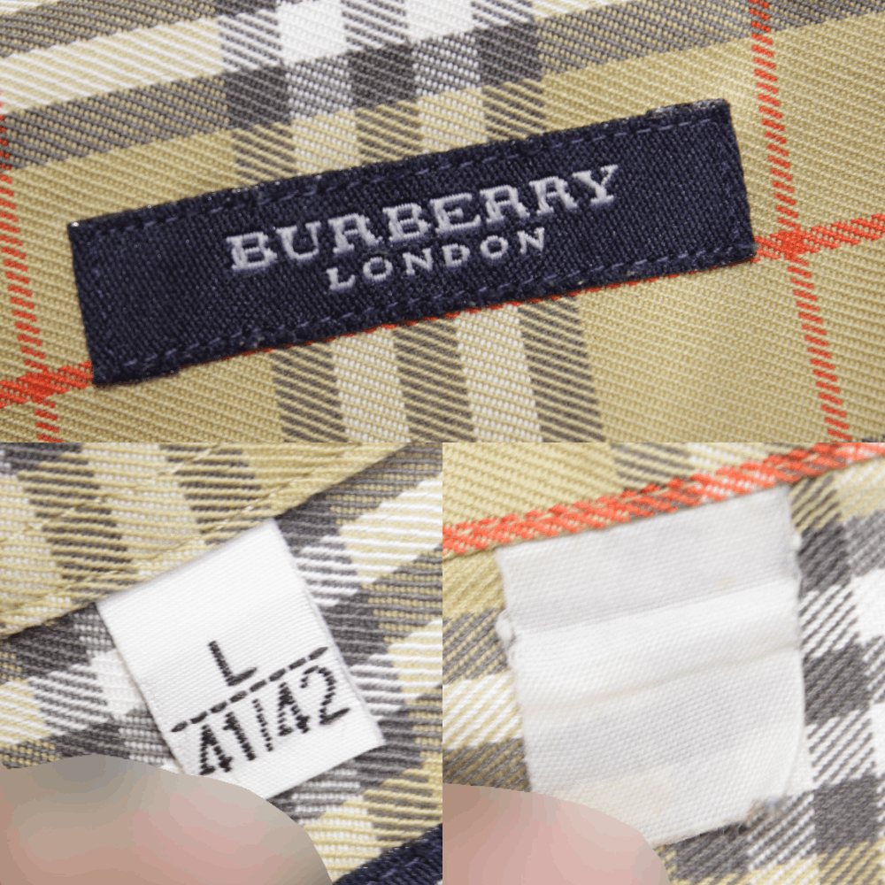 Burberry Nova Check Shirt Vintage Size US L / EU 52-54 / 3 - 9 Thumbnail