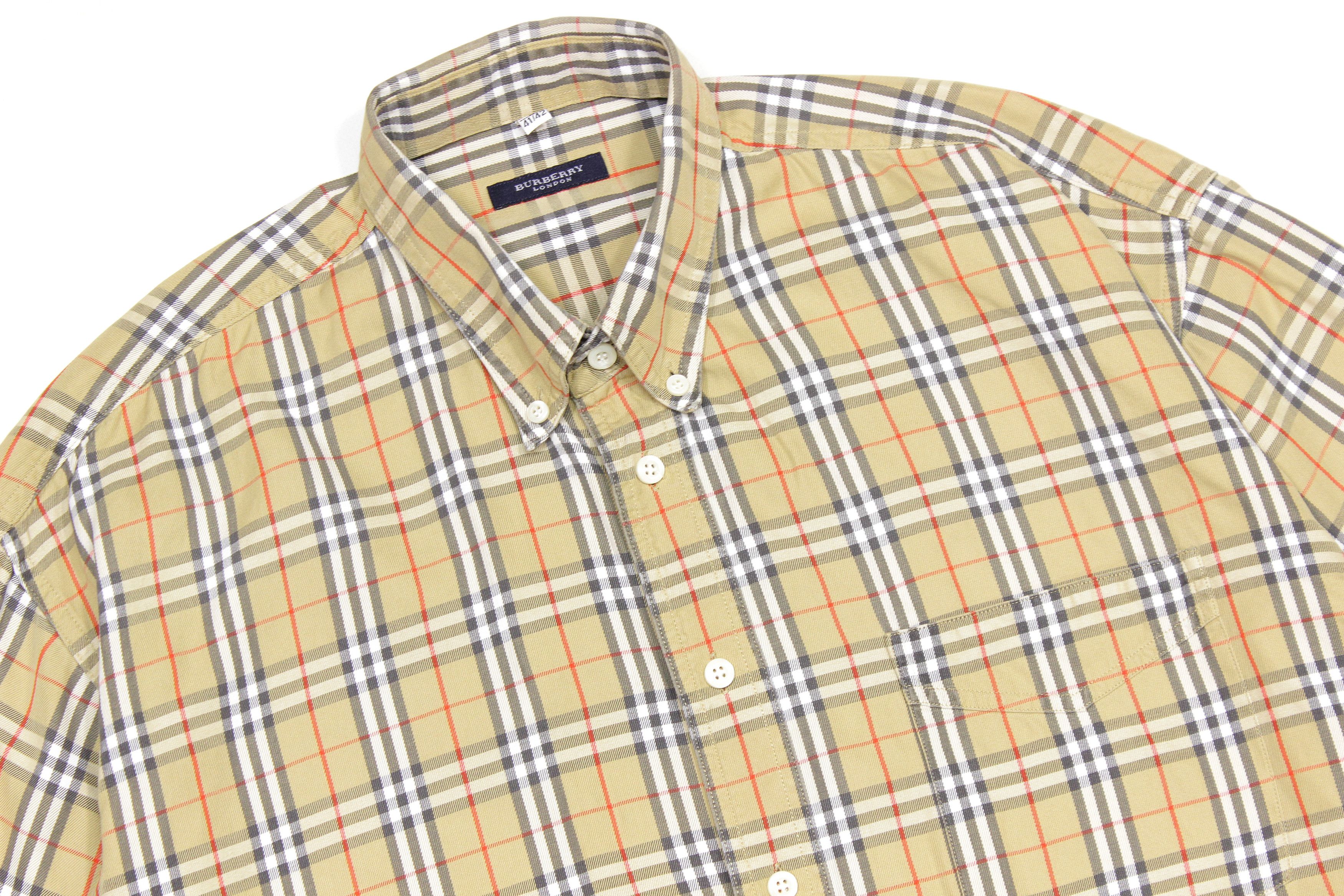 Burberry Nova Check Shirt Vintage Size US L / EU 52-54 / 3 - 3 Thumbnail