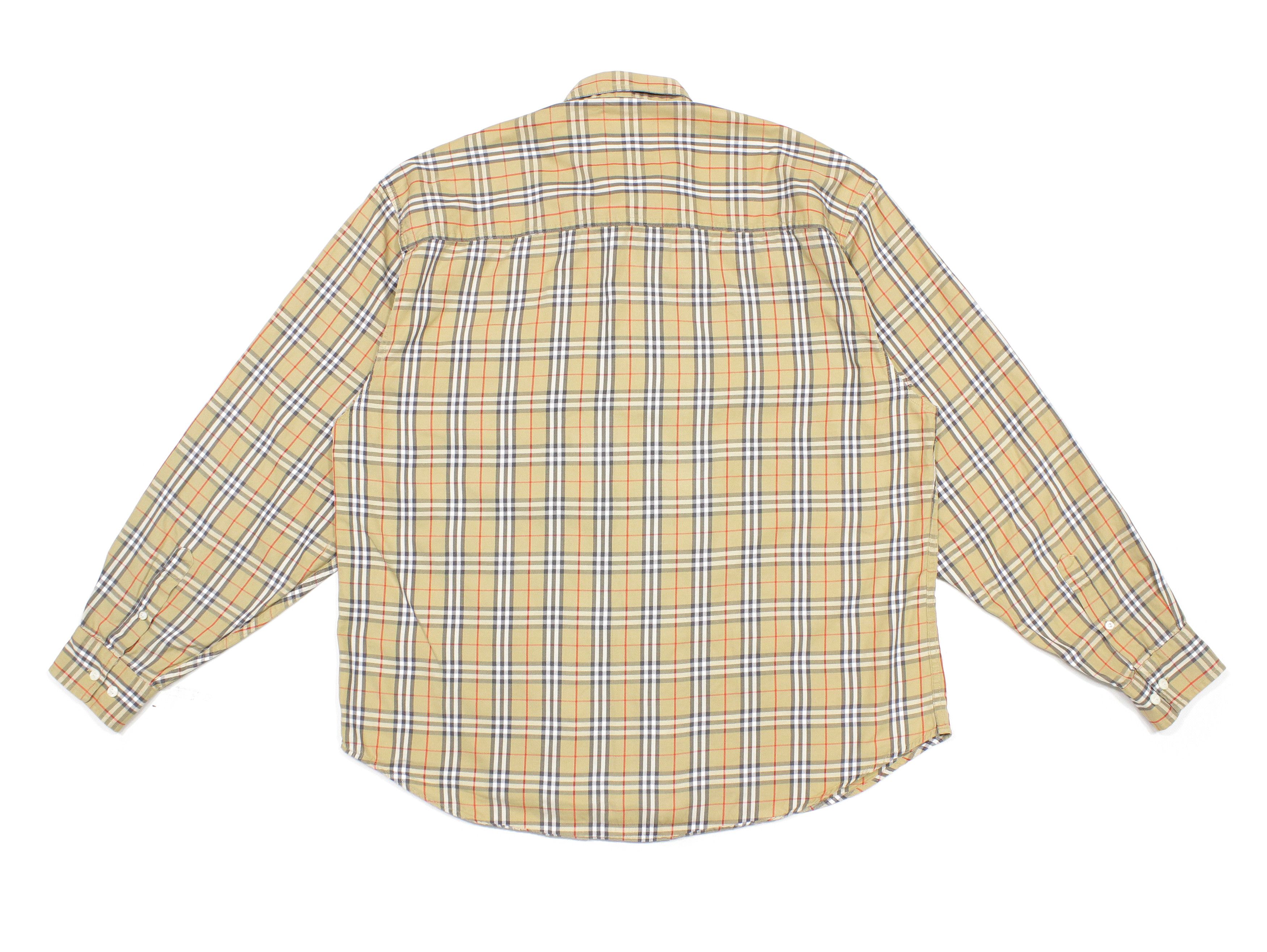 Burberry Nova Check Shirt Vintage Size US L / EU 52-54 / 3 - 2 Thumbnail