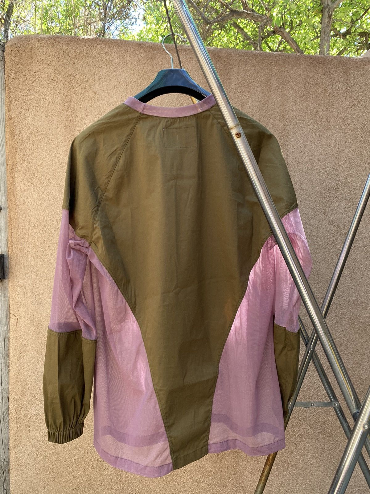Paria Farzaneh Green Pullover w Tulle Accents Size US M / EU 48-50 / 2 - 2 Thumbnail