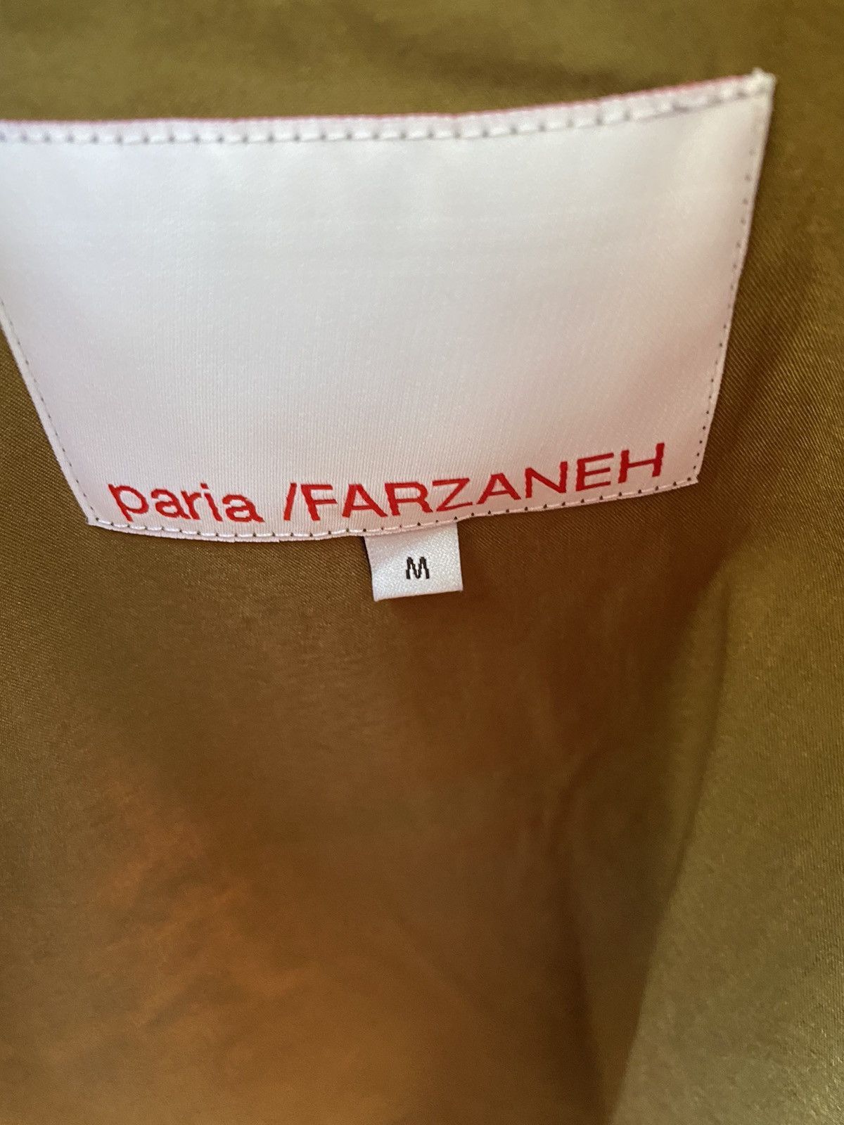 Paria Farzaneh Green Pullover w Tulle Accents Size US M / EU 48-50 / 2 - 4 Thumbnail
