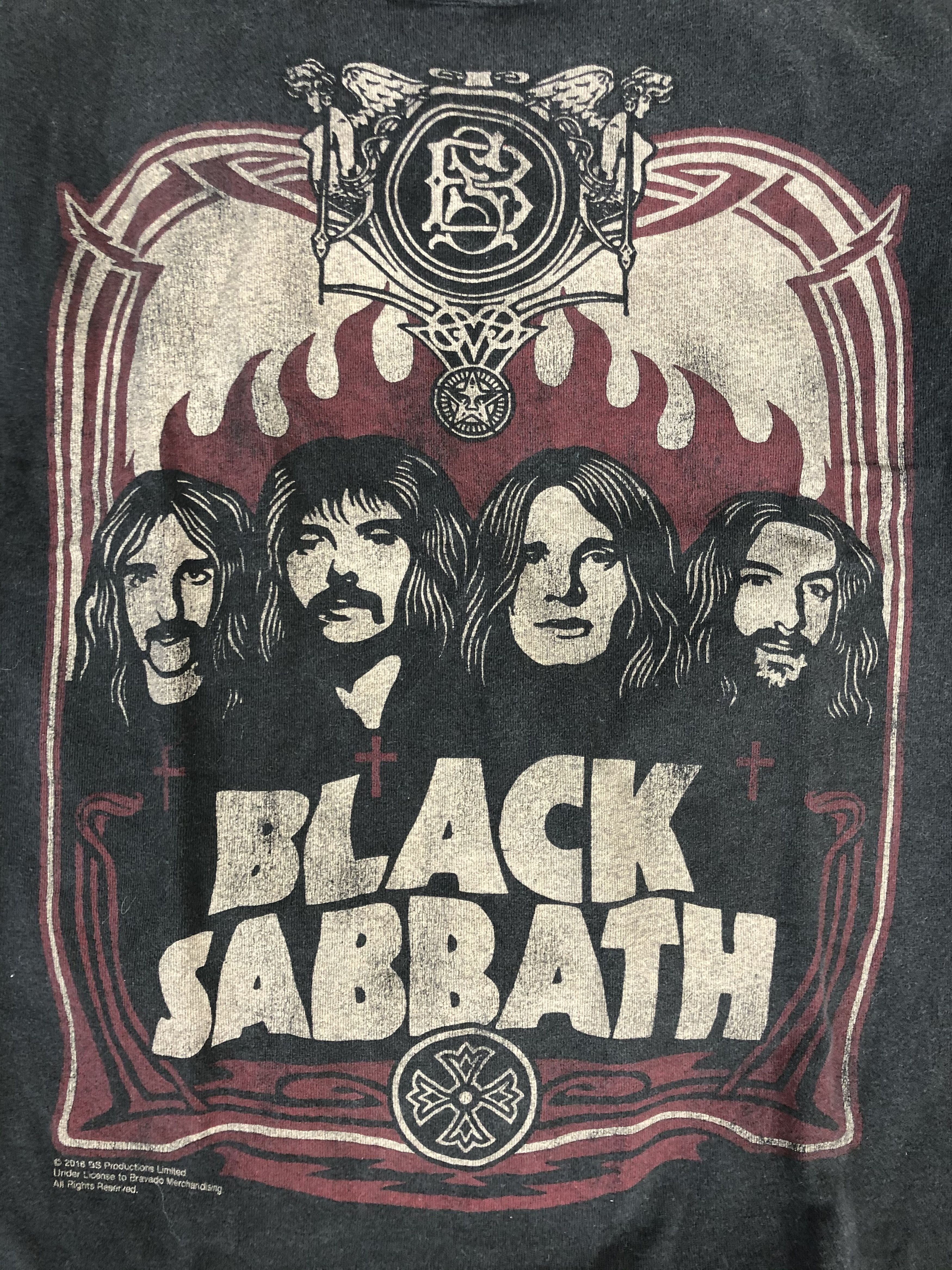 Band Tees Vintage Black Sabbath women (Deep Purple Judas Priest) Size US S / EU 44-46 / 1 - 3 Thumbnail