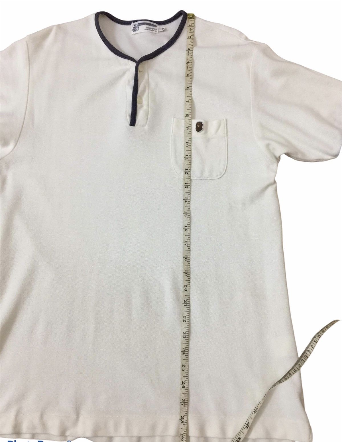 Bape × Vintage Vintage One Point Henley Tee Size US M / EU 48-50 / 2 - 6 Thumbnail