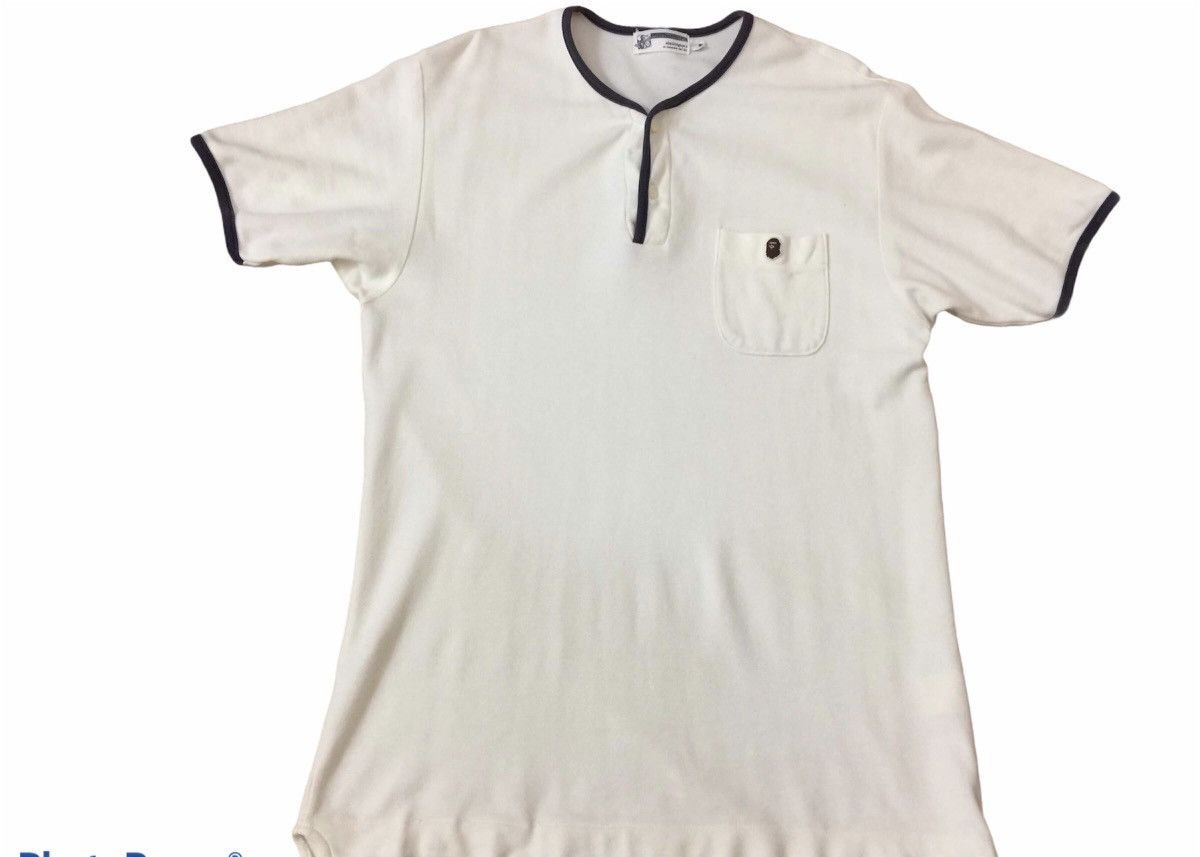 Bape × Vintage Vintage One Point Henley Tee Size US M / EU 48-50 / 2 - 1 Thumbnail