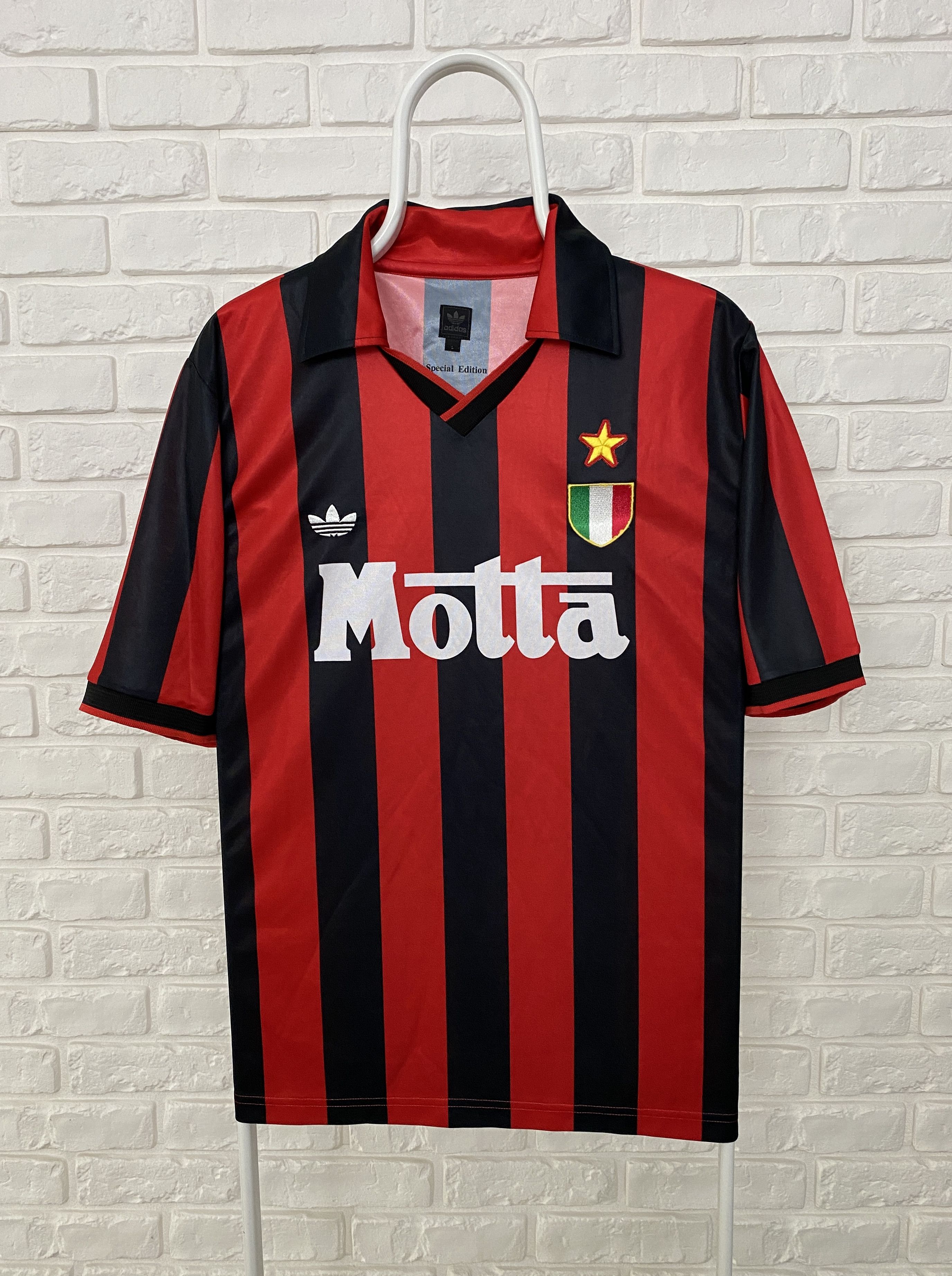 Adidas × Vintage AC MILAN MOTTA 92/93 2003 SOCCER JERSEY