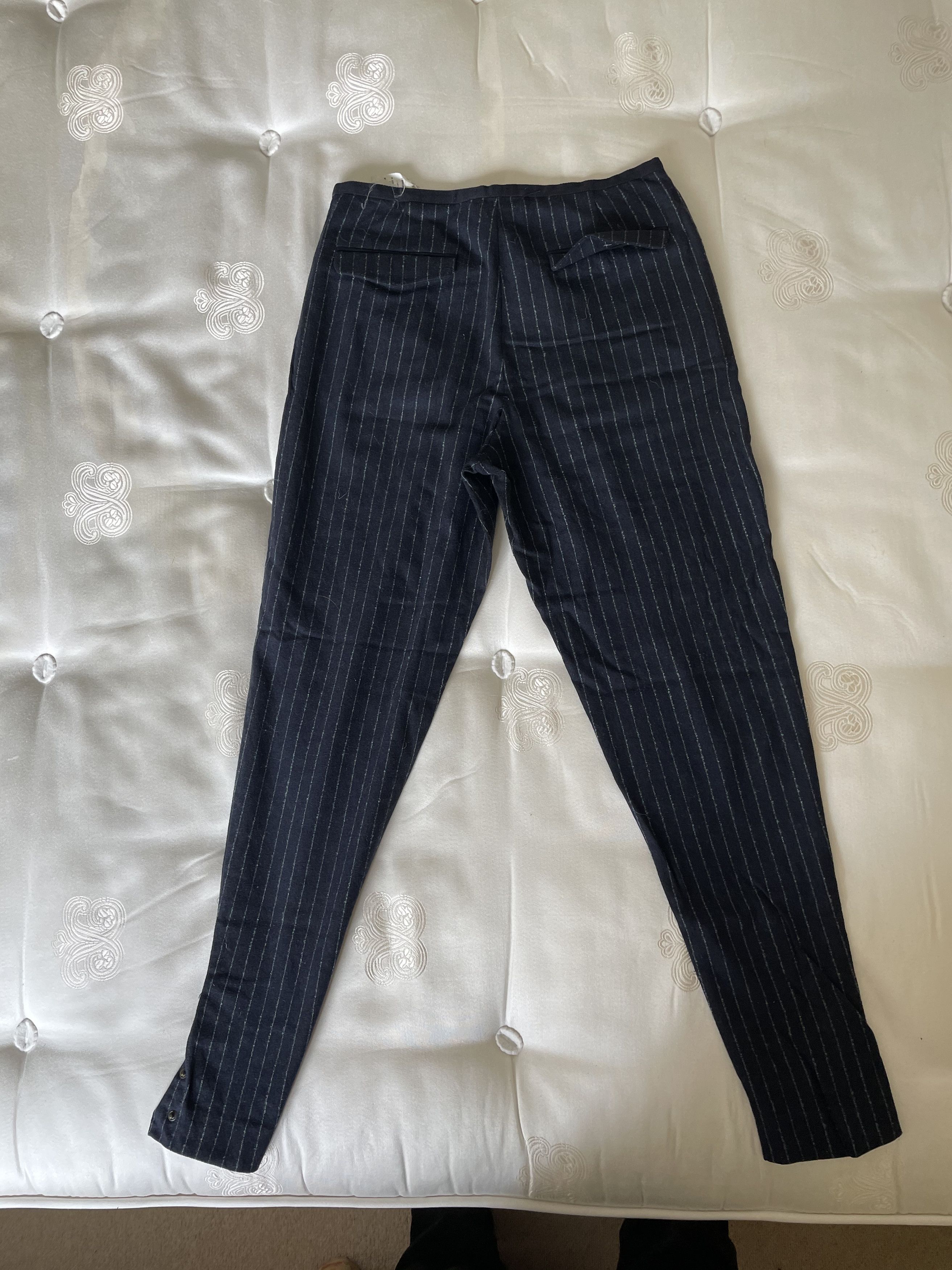 Chloe See by Chloé unisex pinstripe trousers Size US 30 / EU 46 - 2 Thumbnail