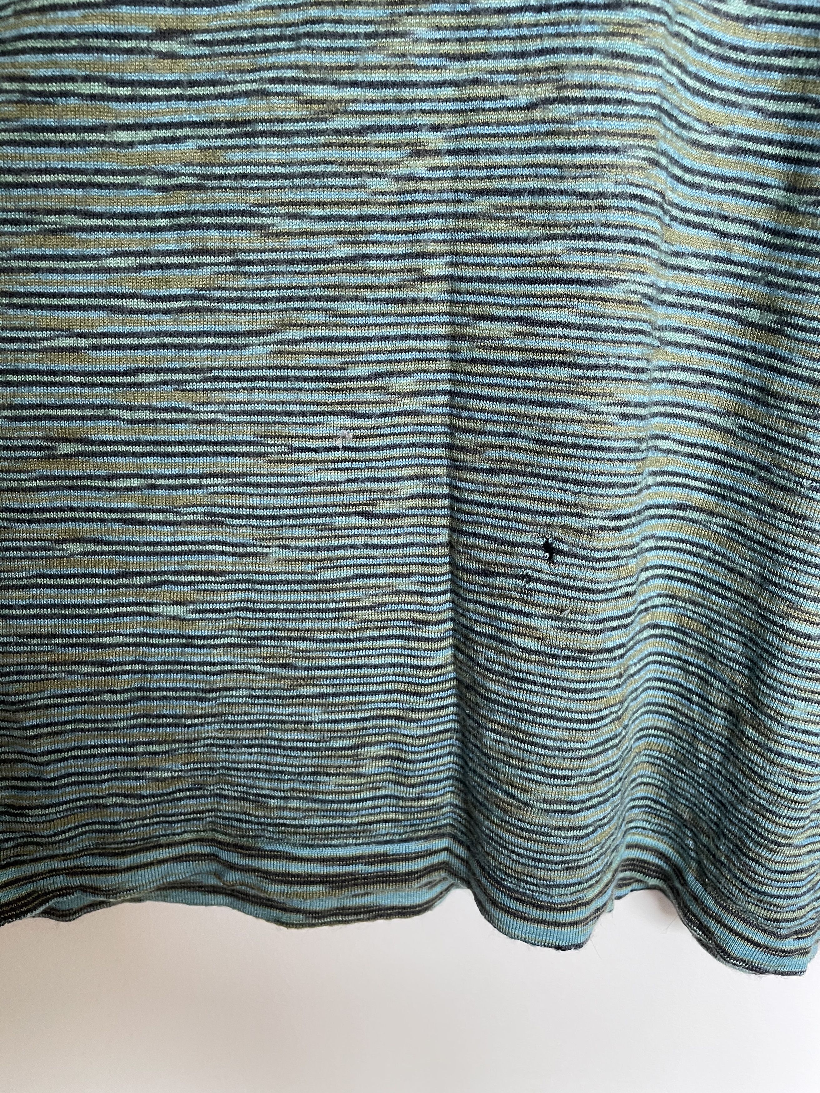 Missoni Cashmere long-sleeve blue and green polo Size US S / EU 44-46 / 1 - 4 Thumbnail