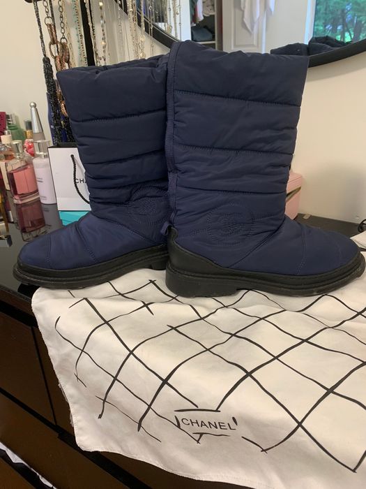 chanel winter boots size