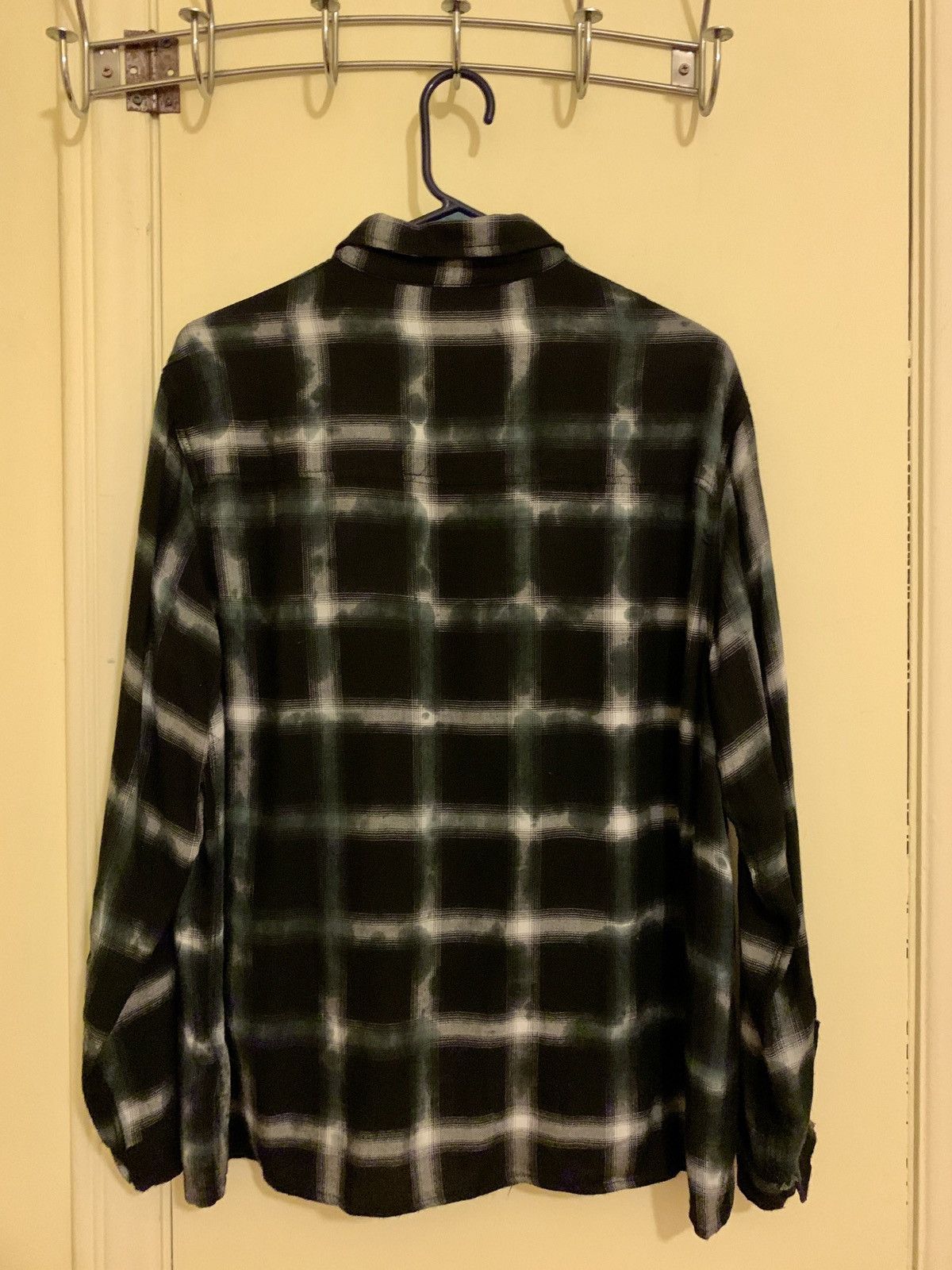 Other UK OtherUk Black Tie Dye Flannel Shirt Size US M / EU 48-50 / 2 - 6 Thumbnail