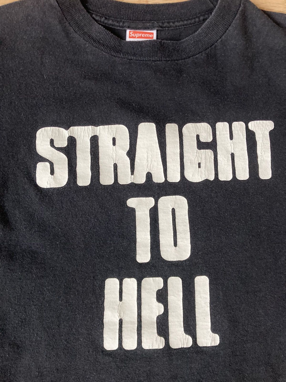 Supreme STRAIGHT TO HELL TEE | Grailed