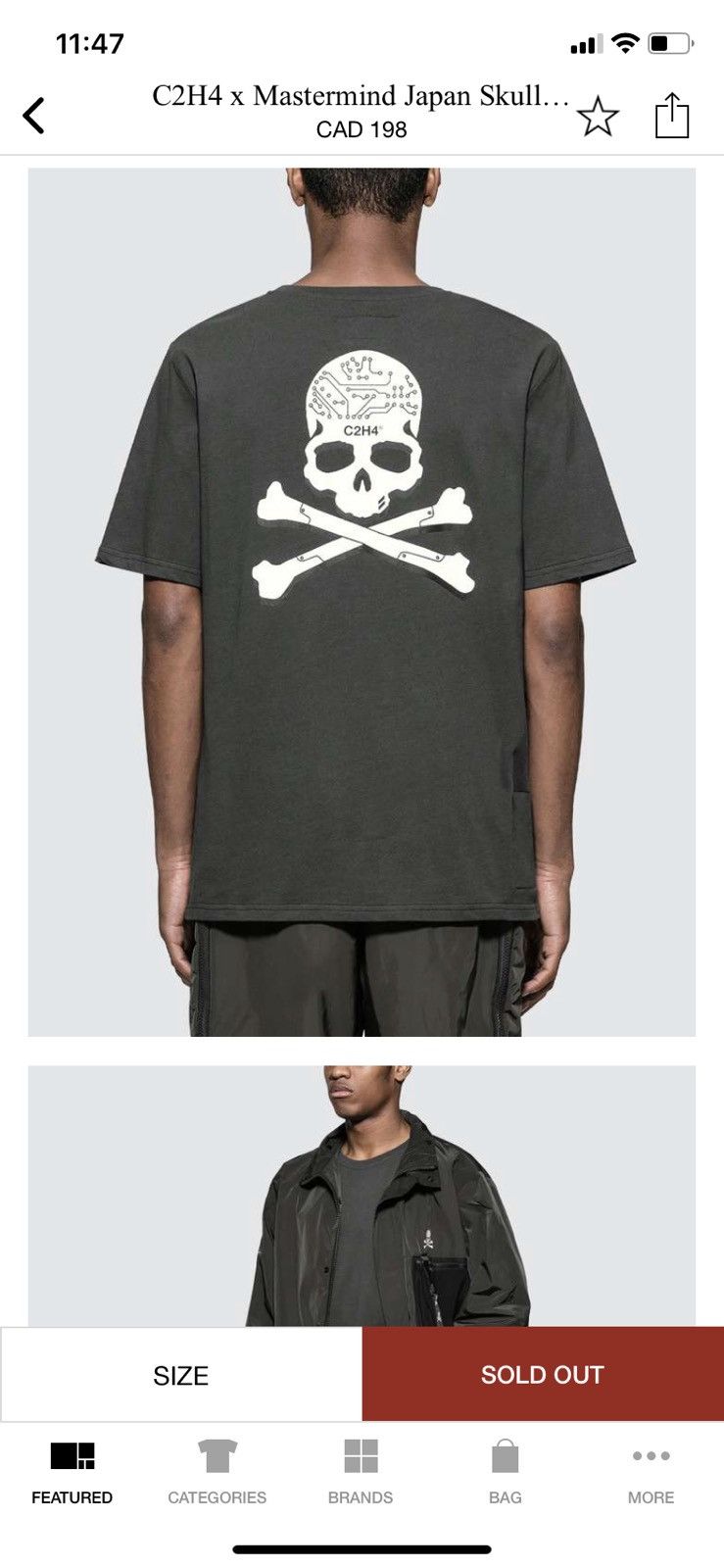 C2H4 SOLD OUT Mastermind X C2H4 Collab tee rare Size US S / EU 44-46 / 1 - 1 Thumbnail
